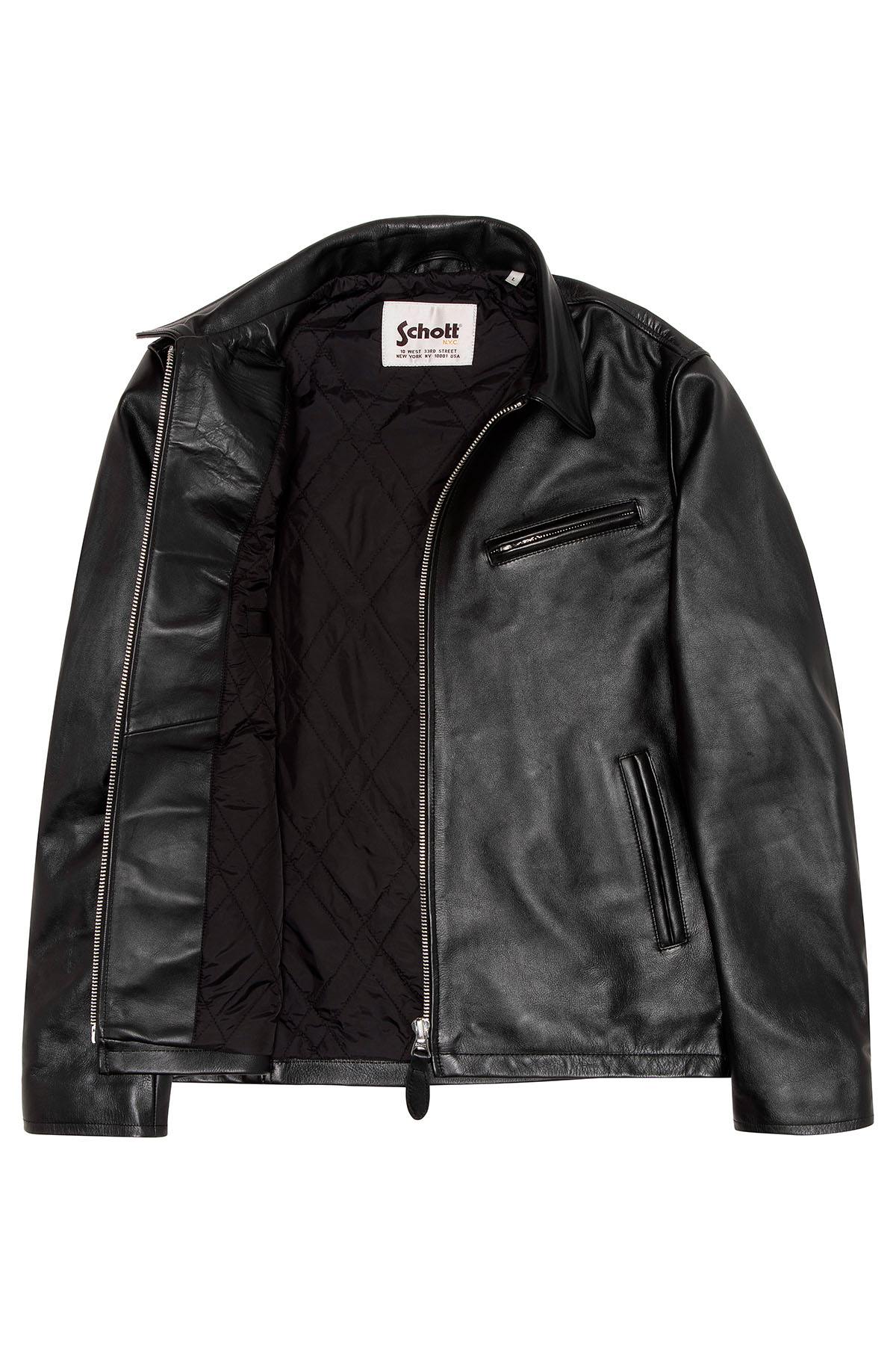 Blouson Homme Schott LC952W26 BLACK — vue 4