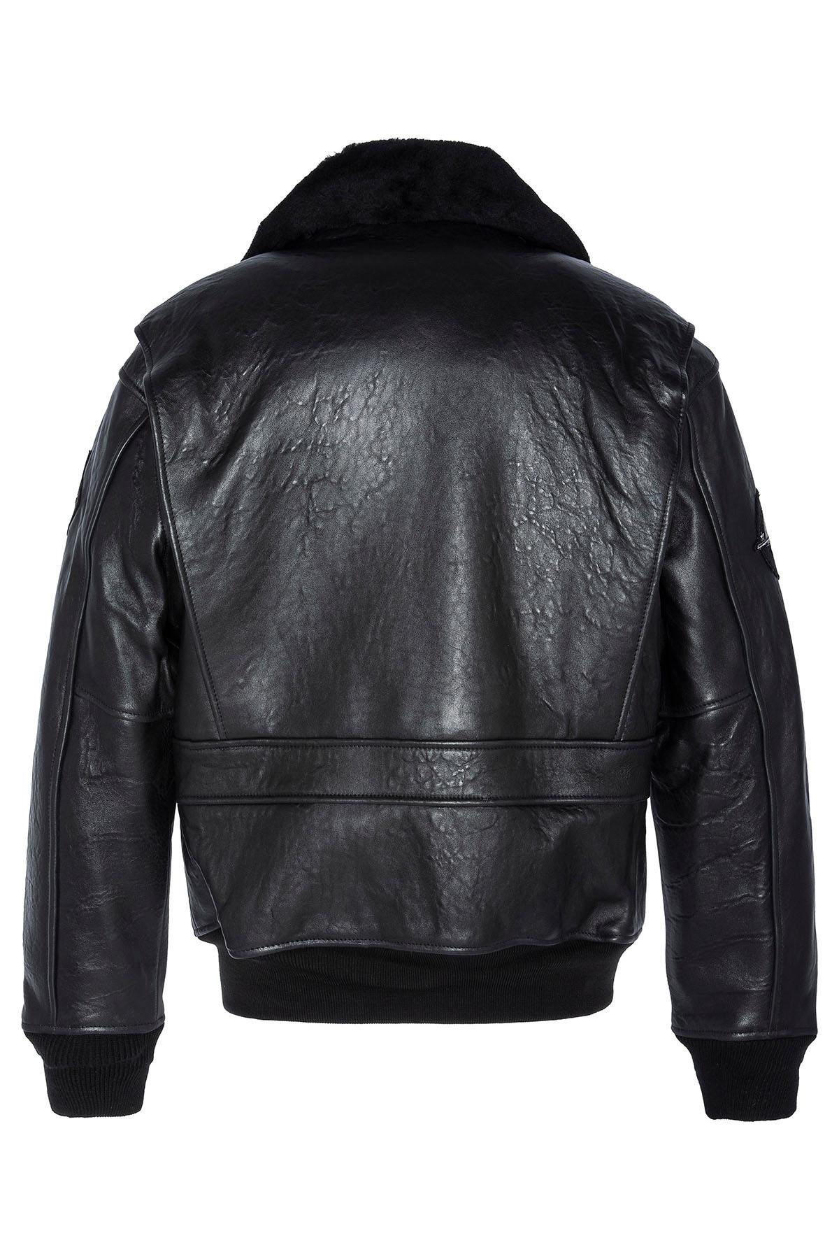 Chaqueta Hombre Schott G1TG BLACK — vista 3