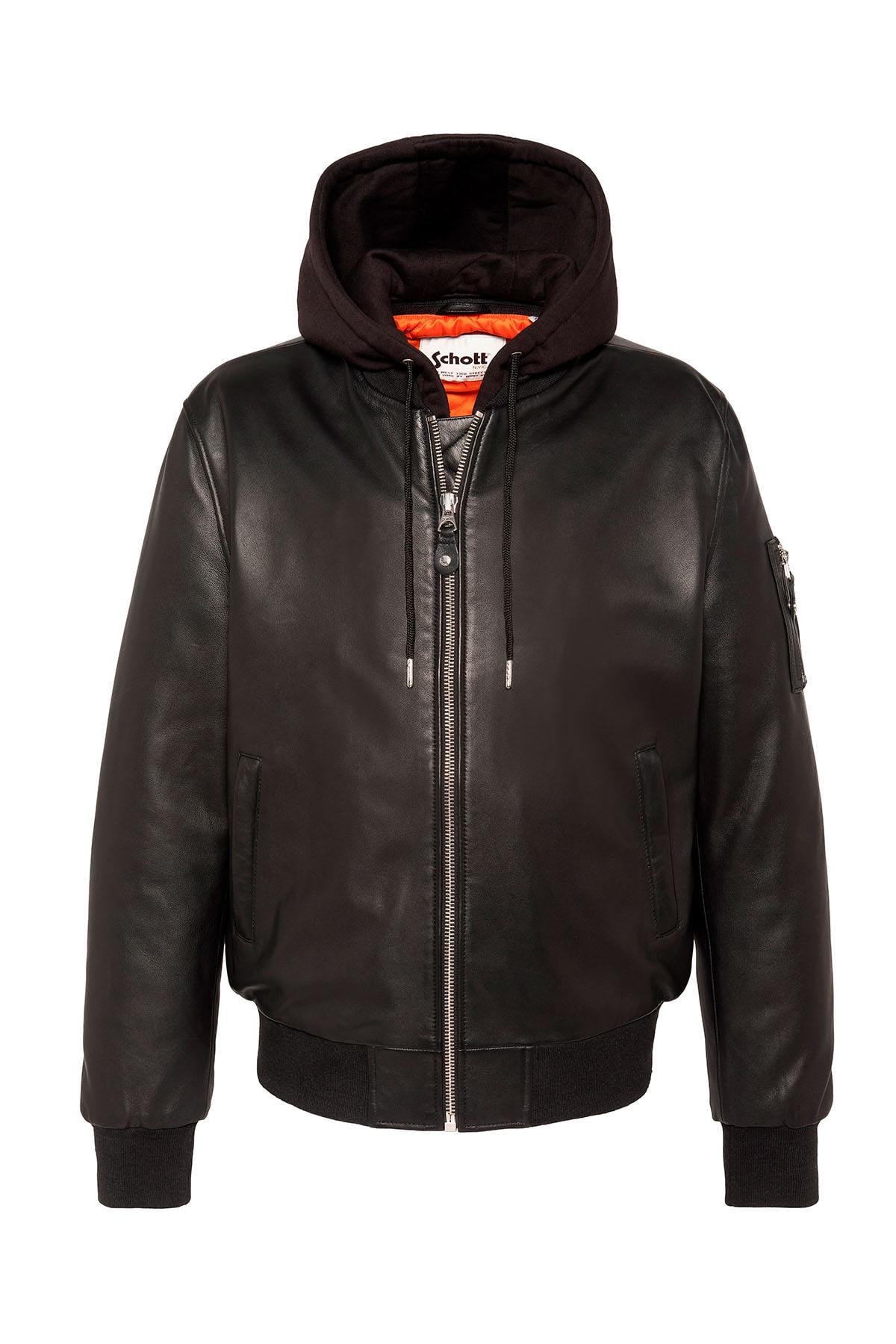 Herren Jacke Schott LCSPORT BLACK — Ansicht 4