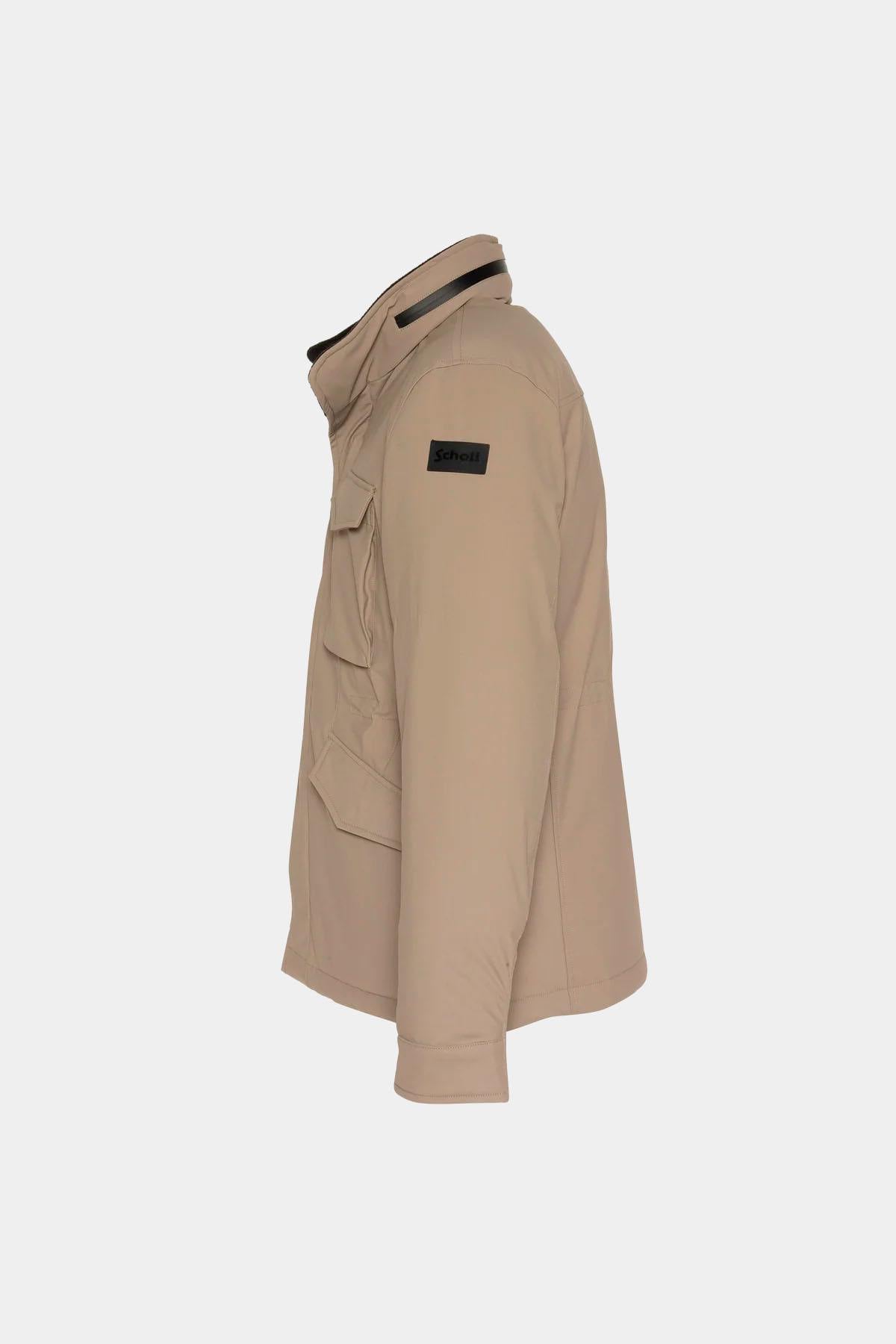 Giacche Uomo Schott CADE DARK BEIGE — vista 8