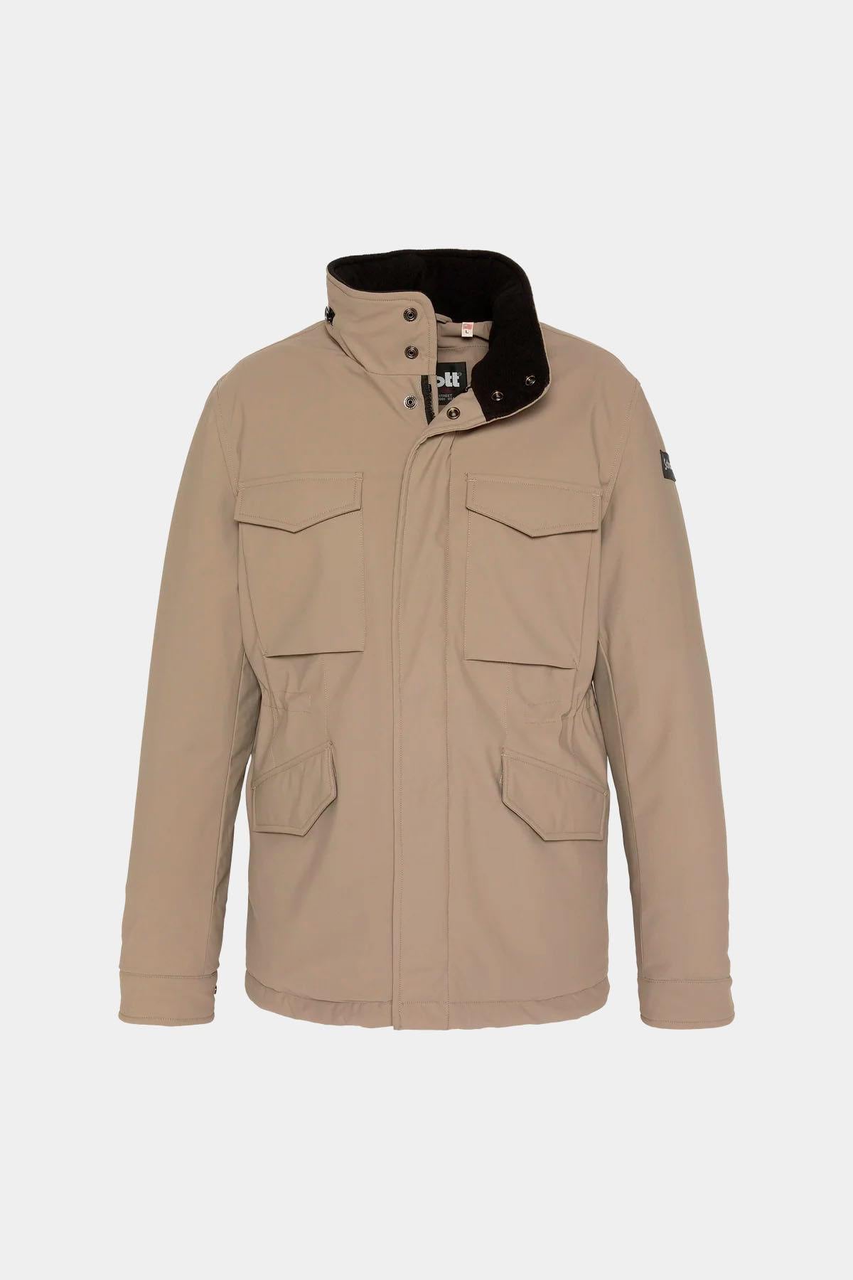 Giacche Uomo Schott CADE DARK BEIGE — vista 7