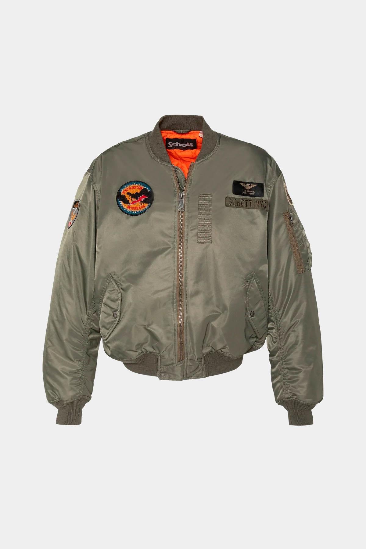 Herren Jacke Schott AIVERON SAGE — Ansicht 4