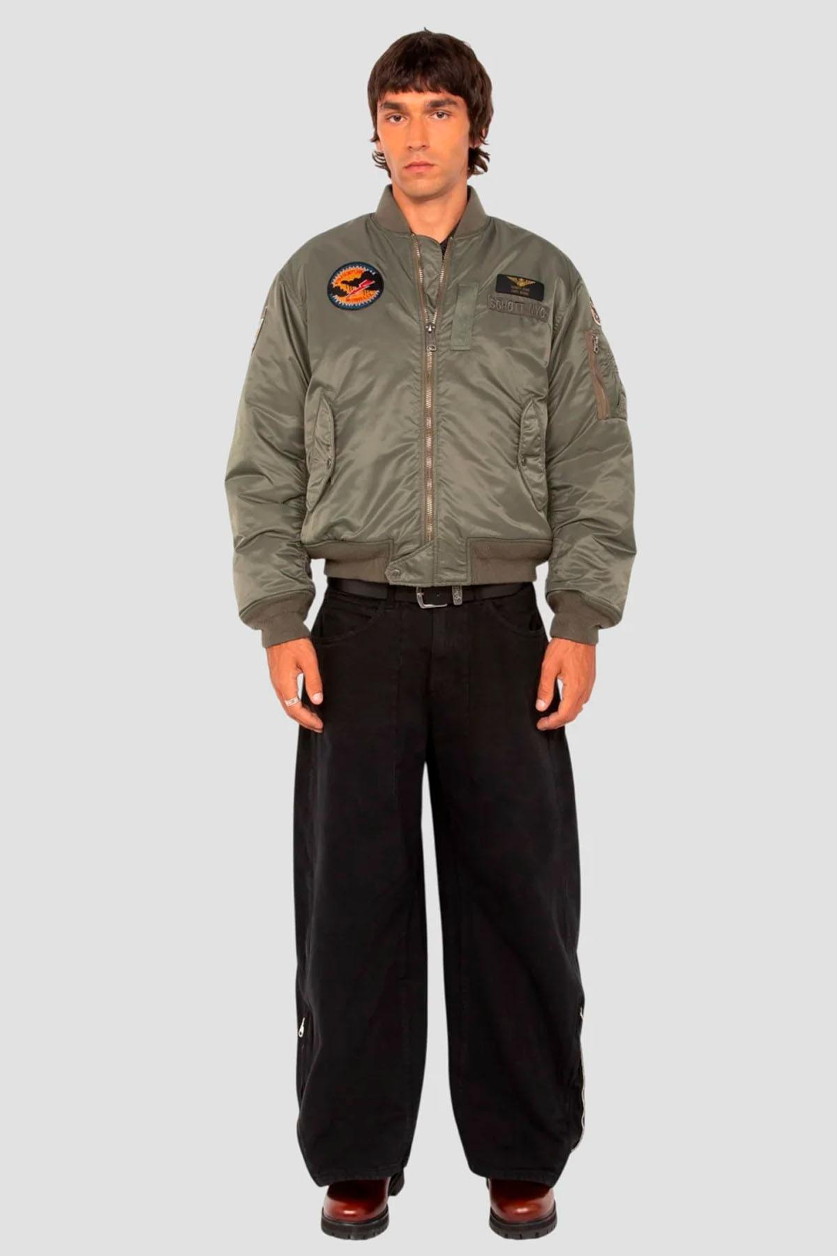 Herren Jacke Schott AIVERON SAGE — Ansicht 9