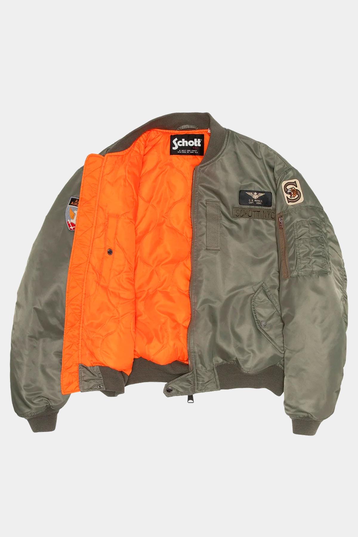 Herren Jacke Schott AIVERON SAGE — Ansicht 6