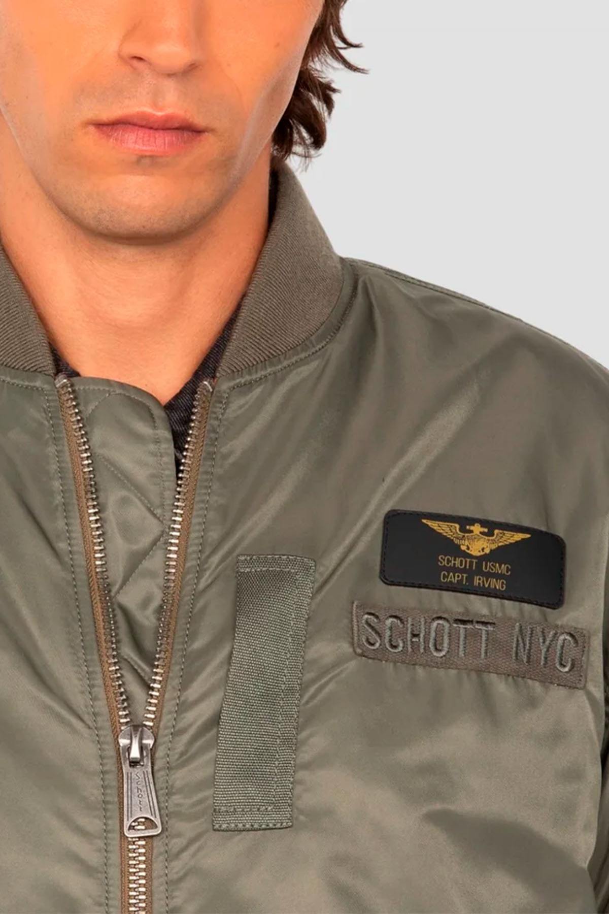 Herren Jacke Schott AIVERON SAGE — Ansicht 7