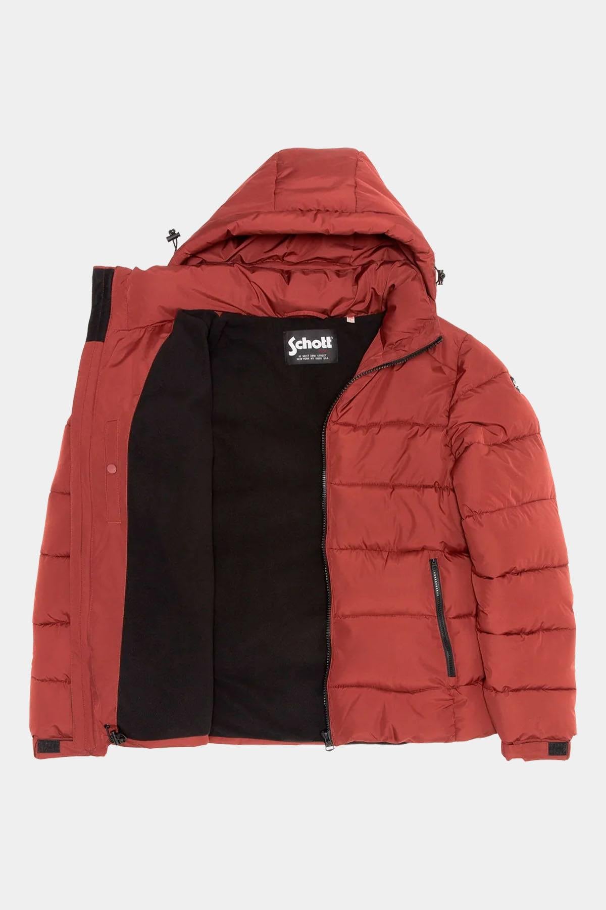 Blouson Homme Schott ETHLEY BURGUNDY — vue 3