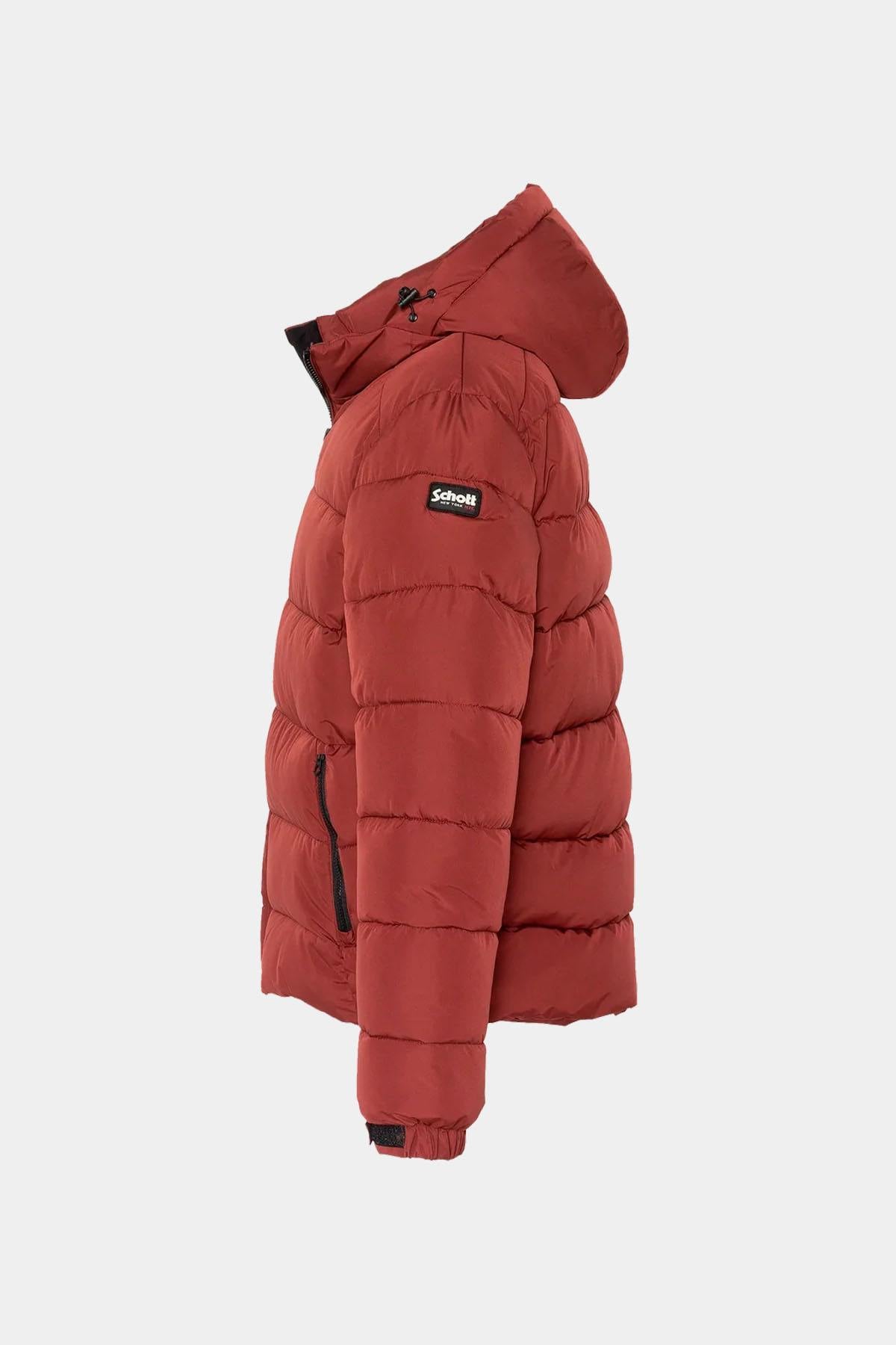 Blouson Homme Schott ETHLEY BURGUNDY — vue 4