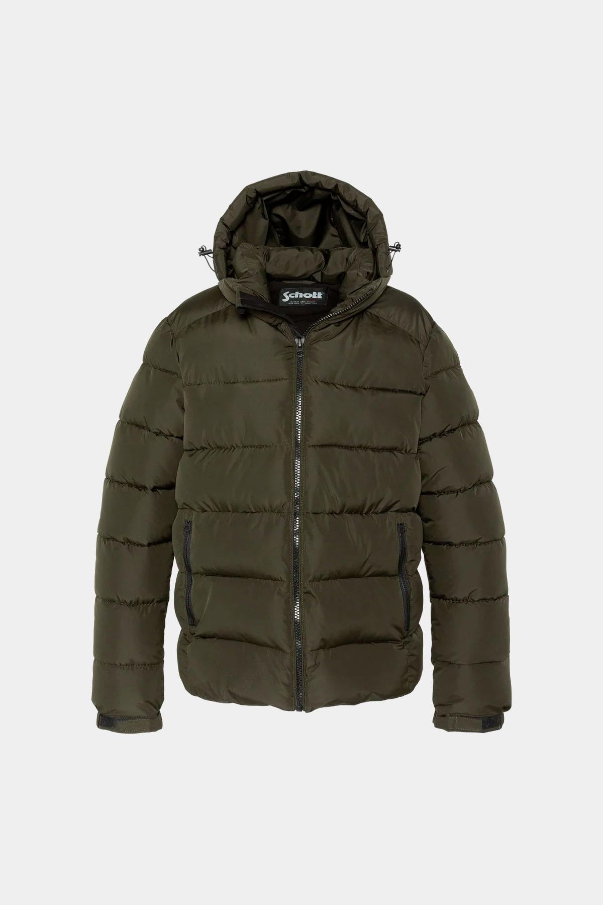 Blouson Homme Schott ETHLEY DARK KAKI — vue 5