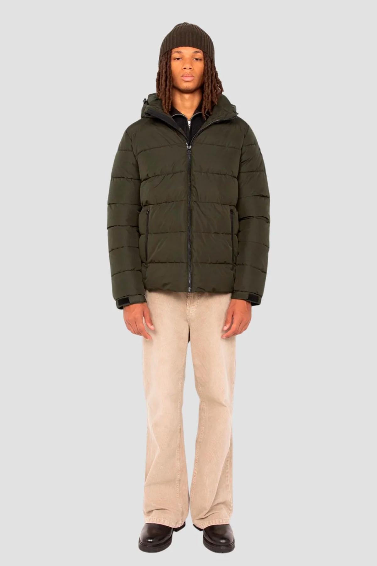 Blouson Homme Schott ETHLEY DARK KAKI — vue 9