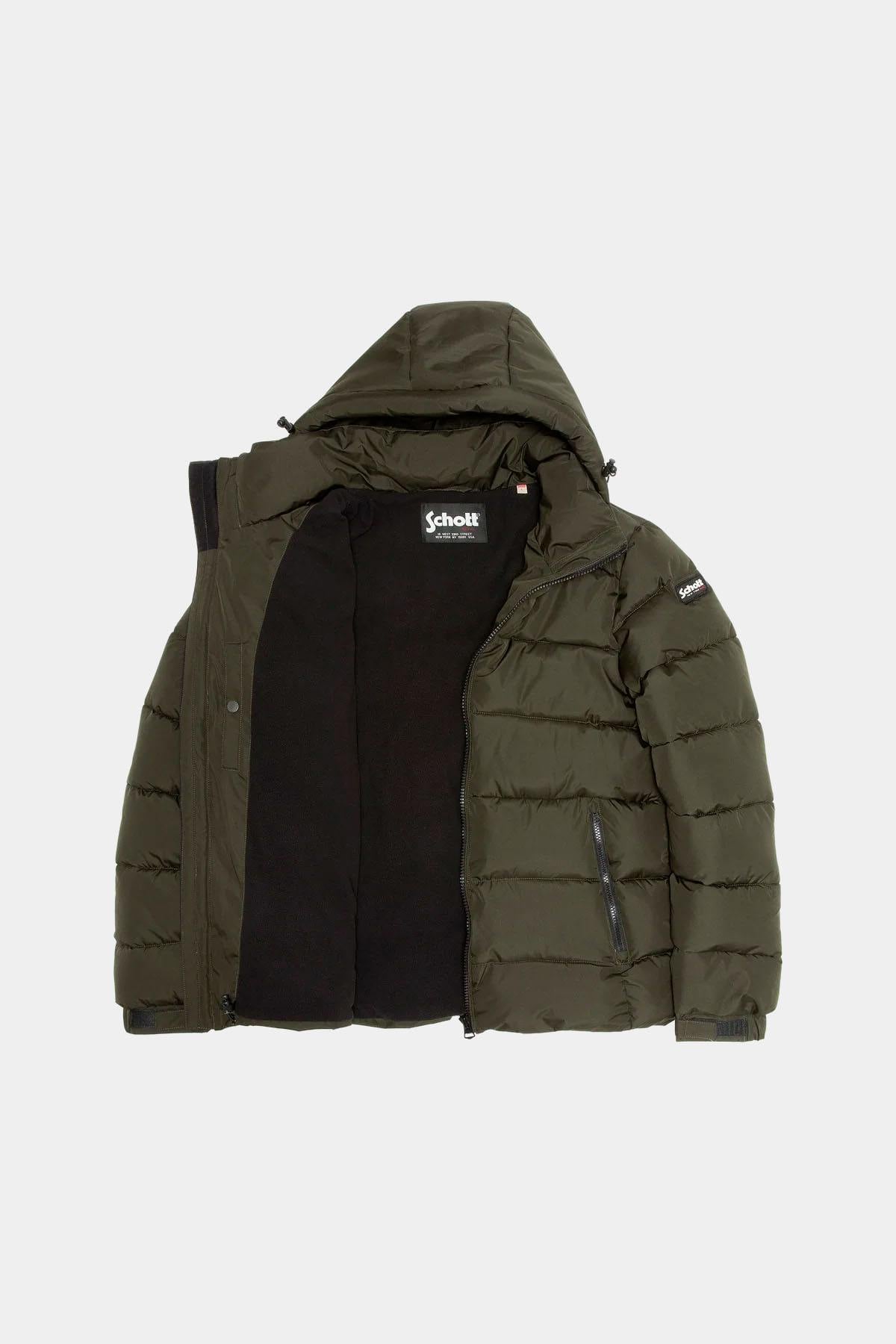 Blouson Homme Schott ETHLEY DARK KAKI — vue 6