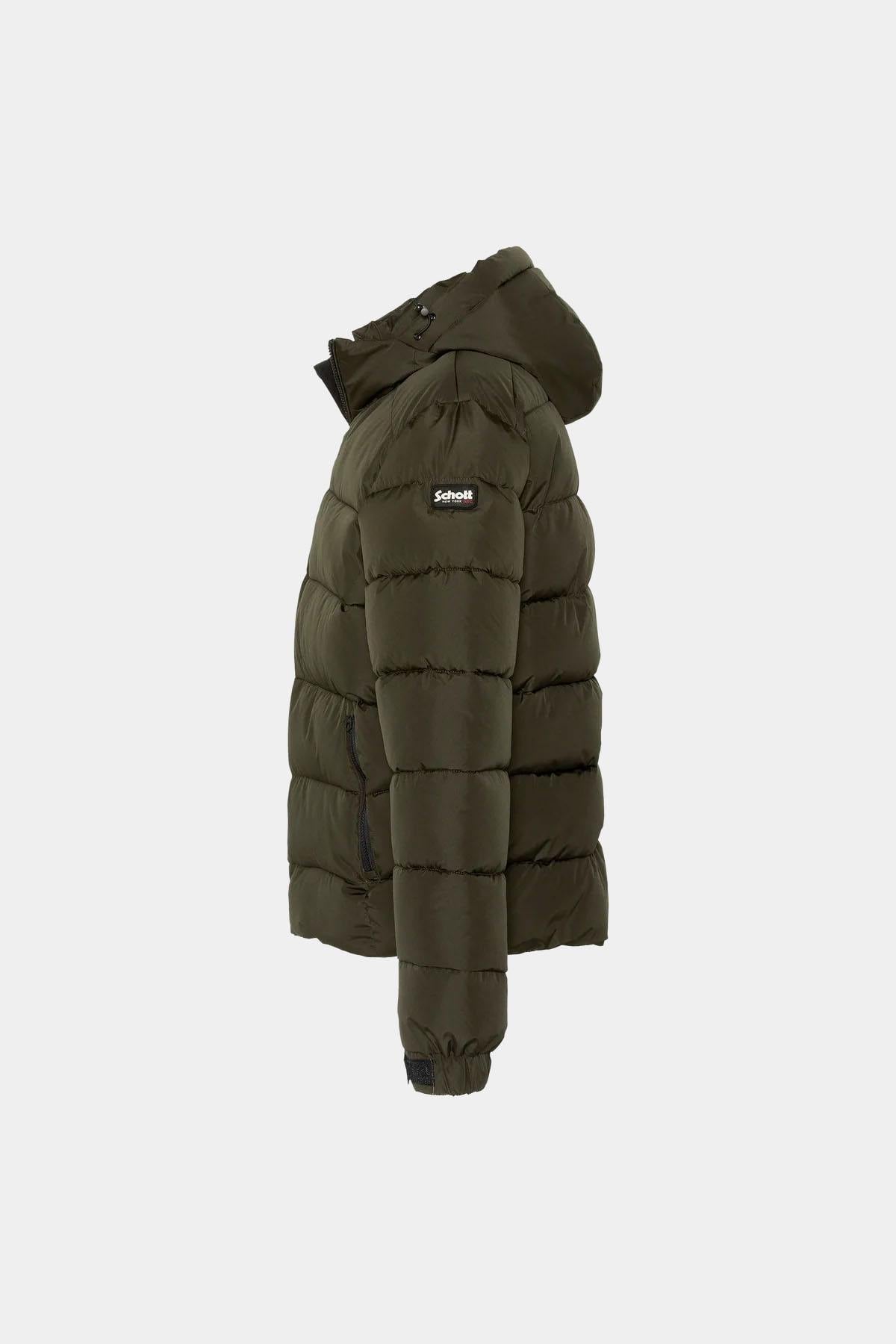 Blouson Homme Schott ETHLEY DARK KAKI — vue 8