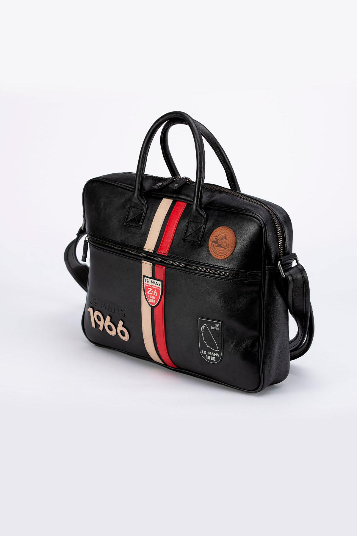 Herren Taschen 24h Le Mans RAOUL6 MESSENGER BLACK — Ansicht 3