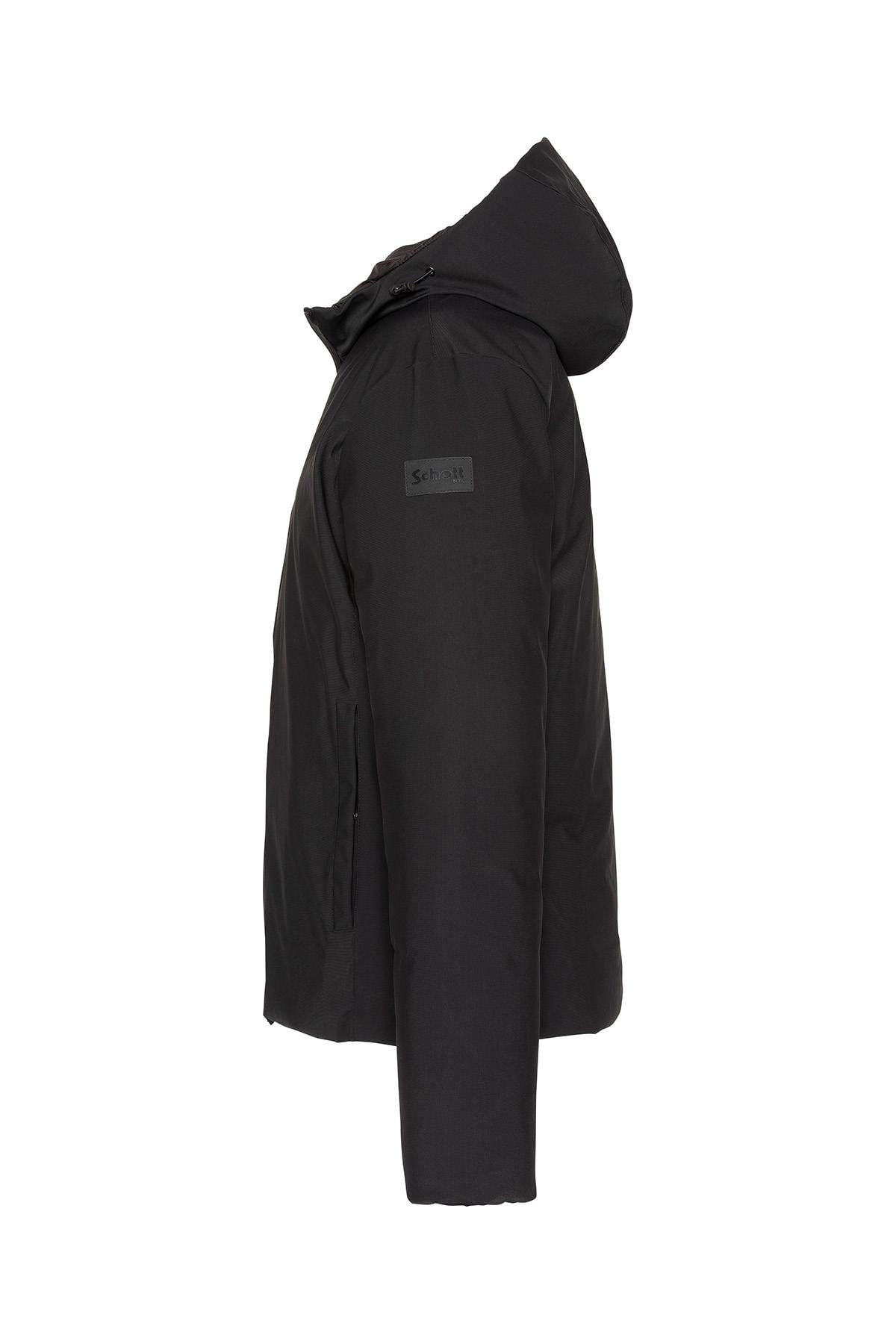 Giacche Uomo Schott CANFIELD BLACK/ BLACK — vista 3