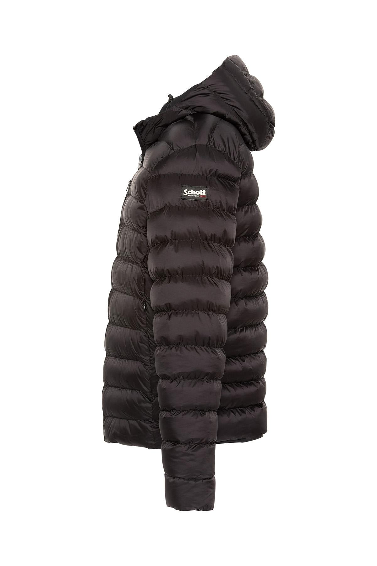 Giacche Uomo Schott CANFIELD BLACK/ BLACK — vista 4
