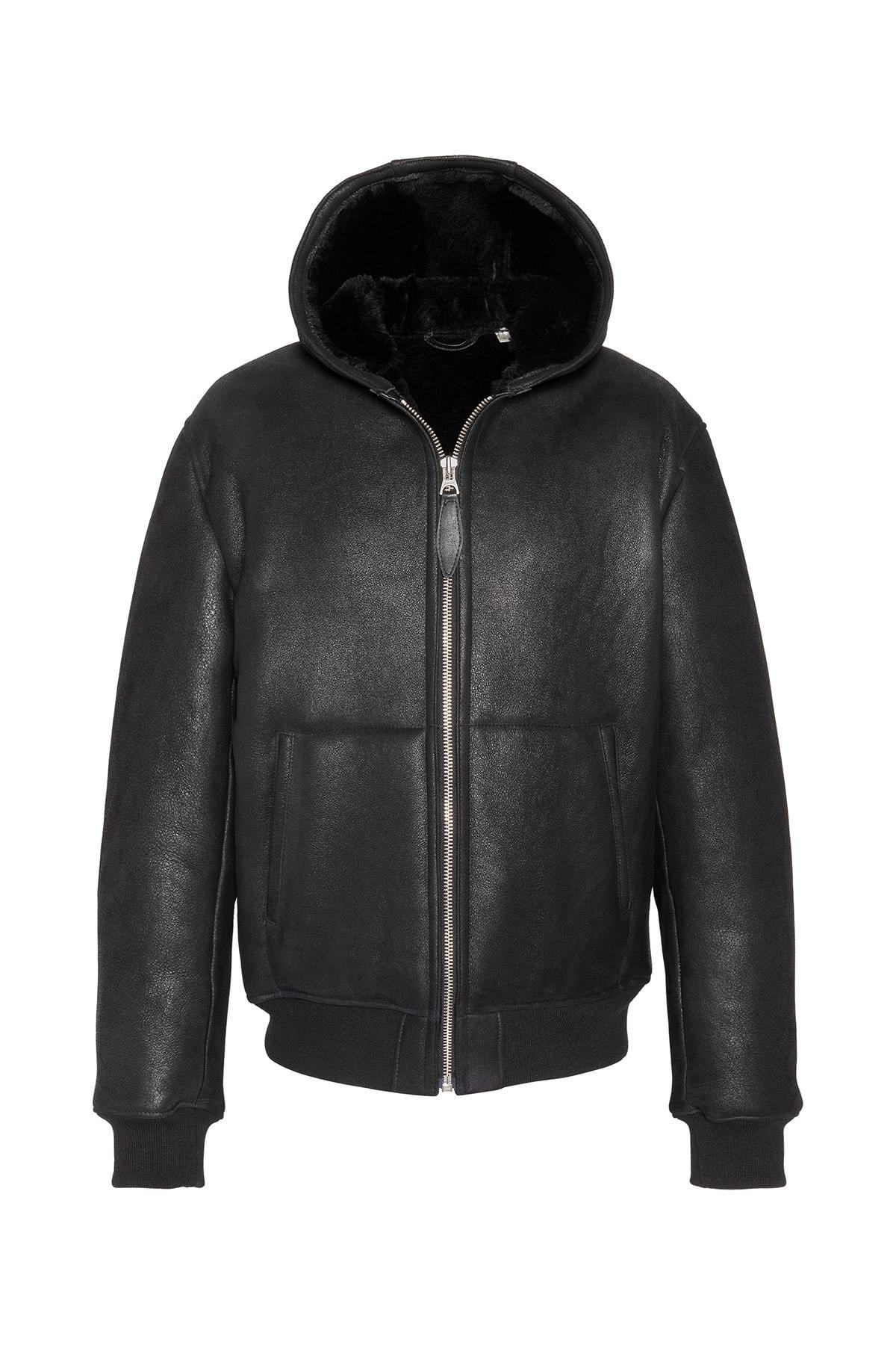 Herren Jacke Schott LCSHEEPCITYH BLACK — Ansicht 1