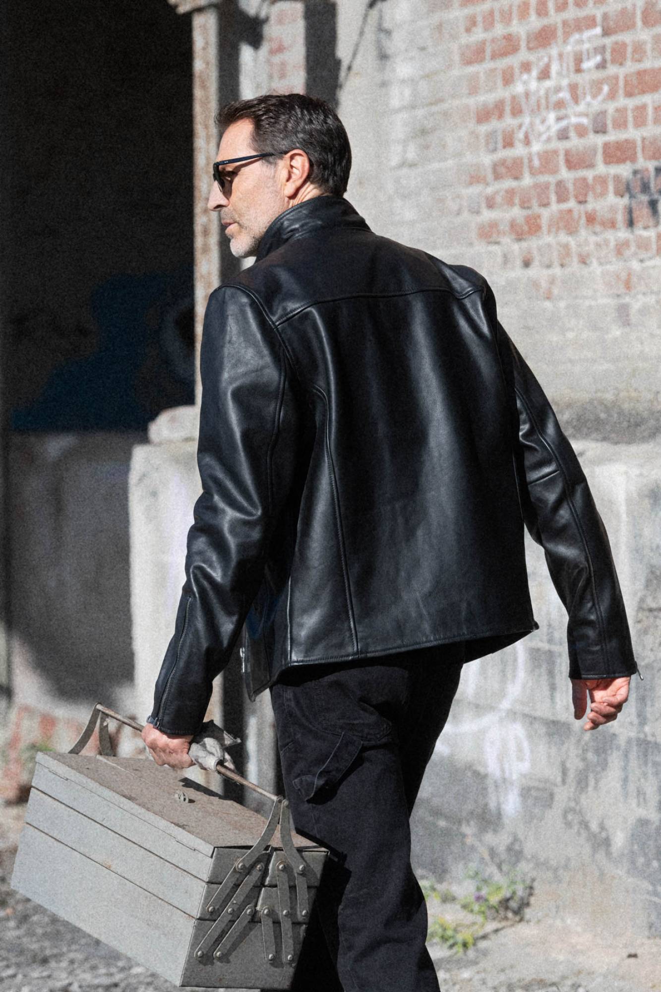 Giacche Uomo Buco J-100R BLACK — vista 3