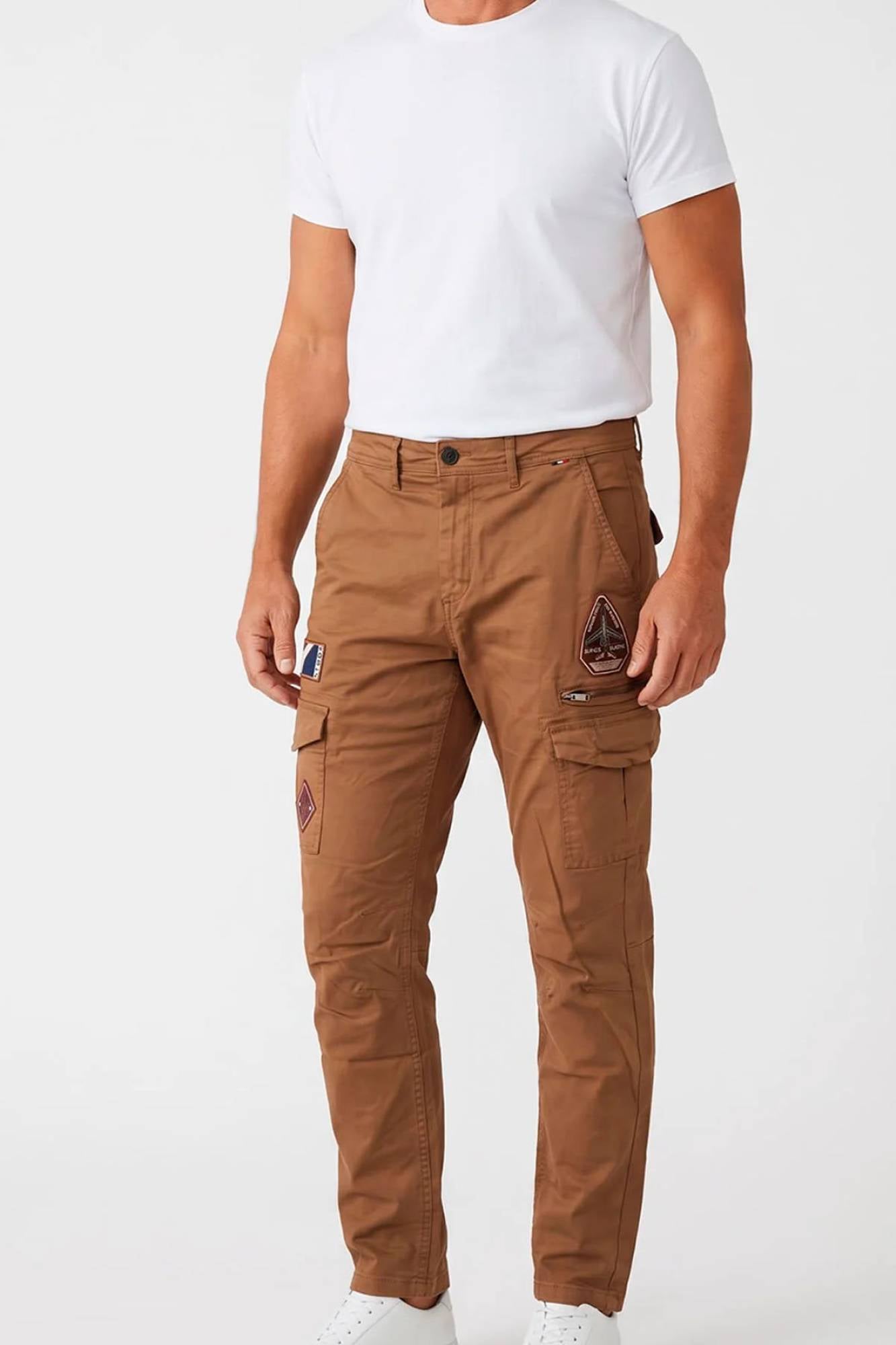 Pantalon Hombre Patrouille De France AIX VISION CAMEL — vista 1