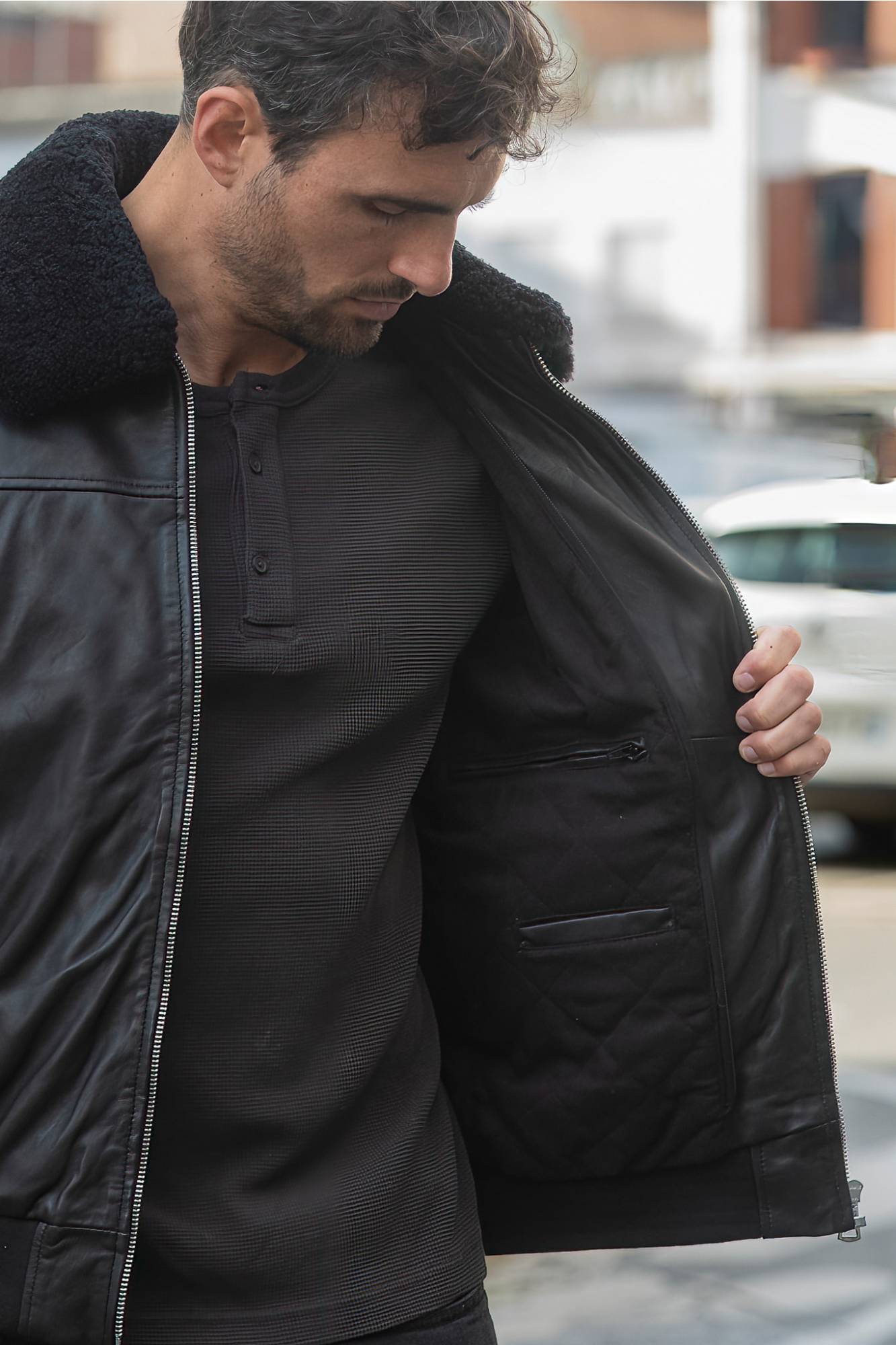 Herren Jacke Cityzen ADVENTURER BLACK — Ansicht 14