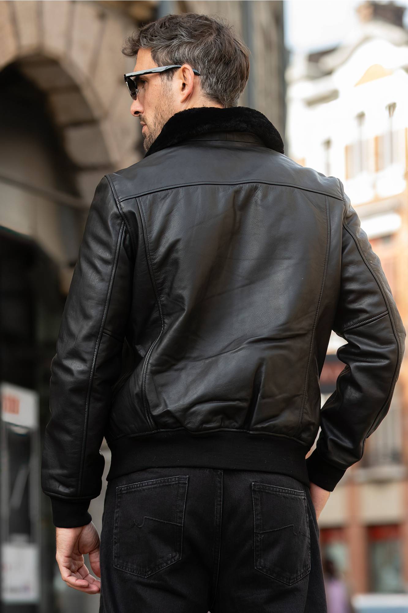 Herren - Schott LCYALES2CC BLACK — Ansicht 2