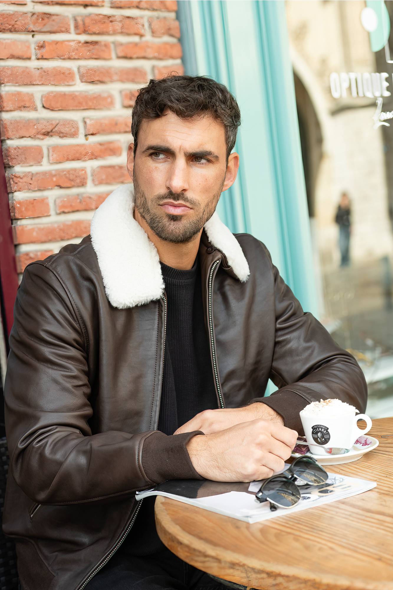  Uomo Schott LCYALES2CC BROWN — vista 6