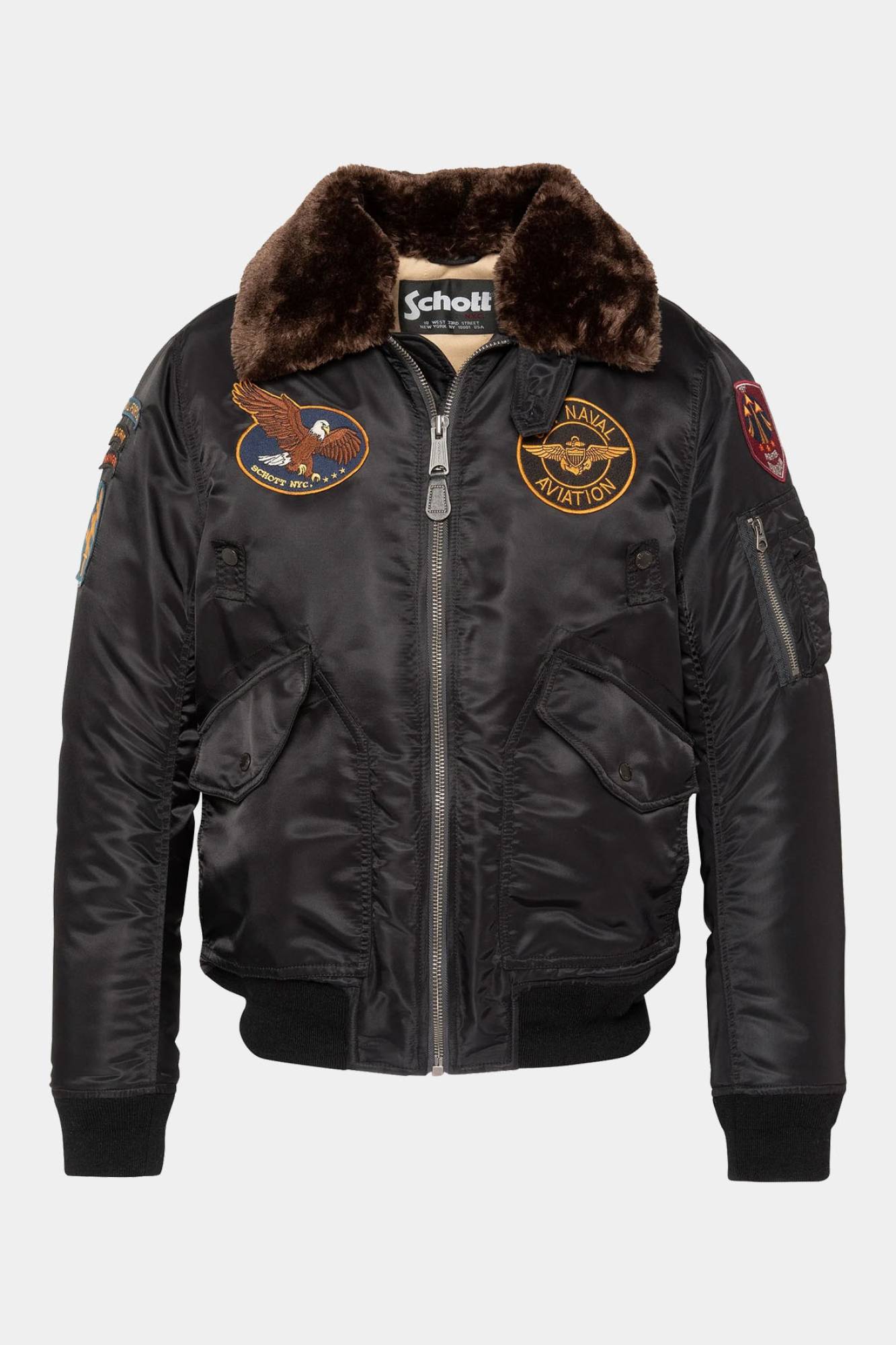 Herren Jacke Schott AIRSTON BLACK — Ansicht 7