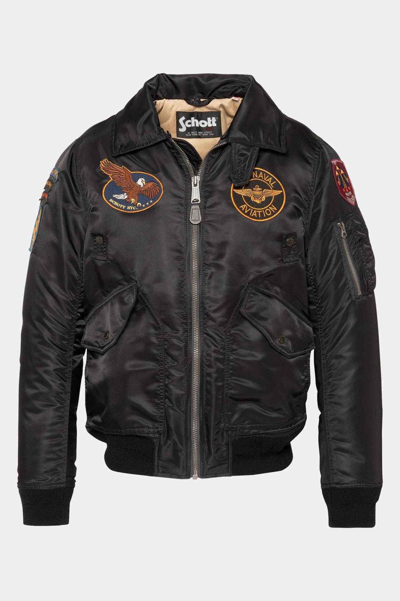 Herren Jacke Schott AIRSTON BLACK — Ansicht 6