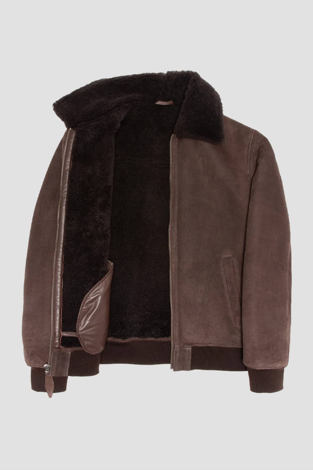  Uomo Schott LCSHEEPSUEDE BROWN — vista 6
