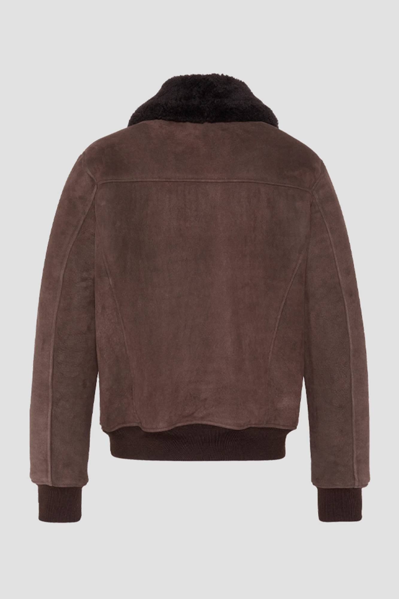  Uomo Schott LCSHEEPSUEDE BROWN — vista 5