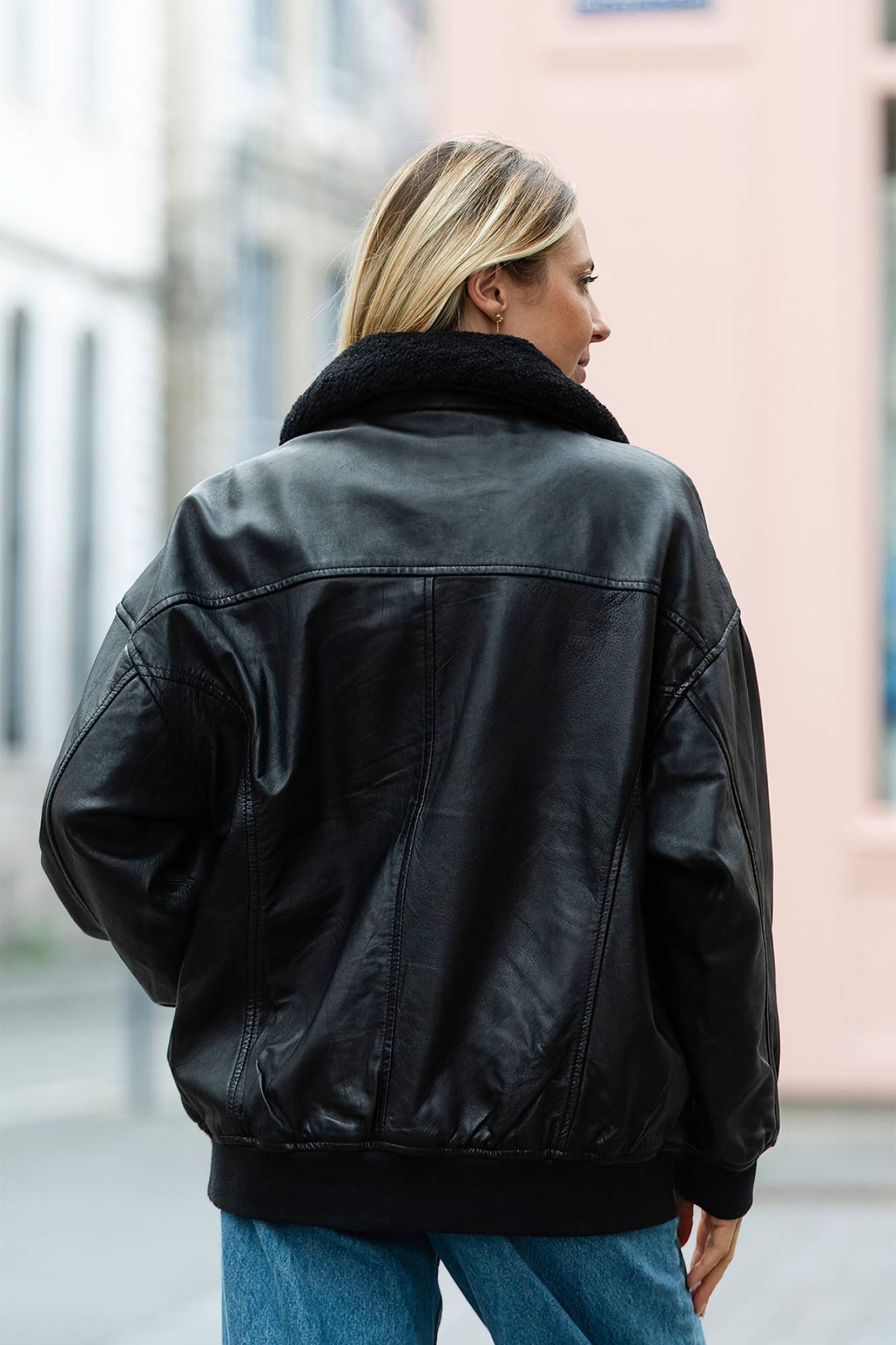 Chaqueta Mujeres Schott LCWDAISY2 BLACK — vista 3