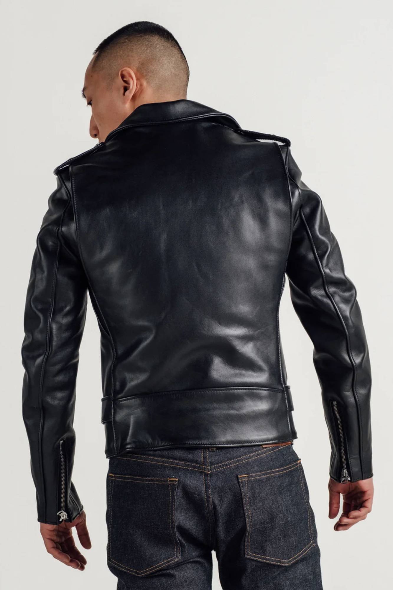 Blouson Homme Schott 613S BLACK — vue 4