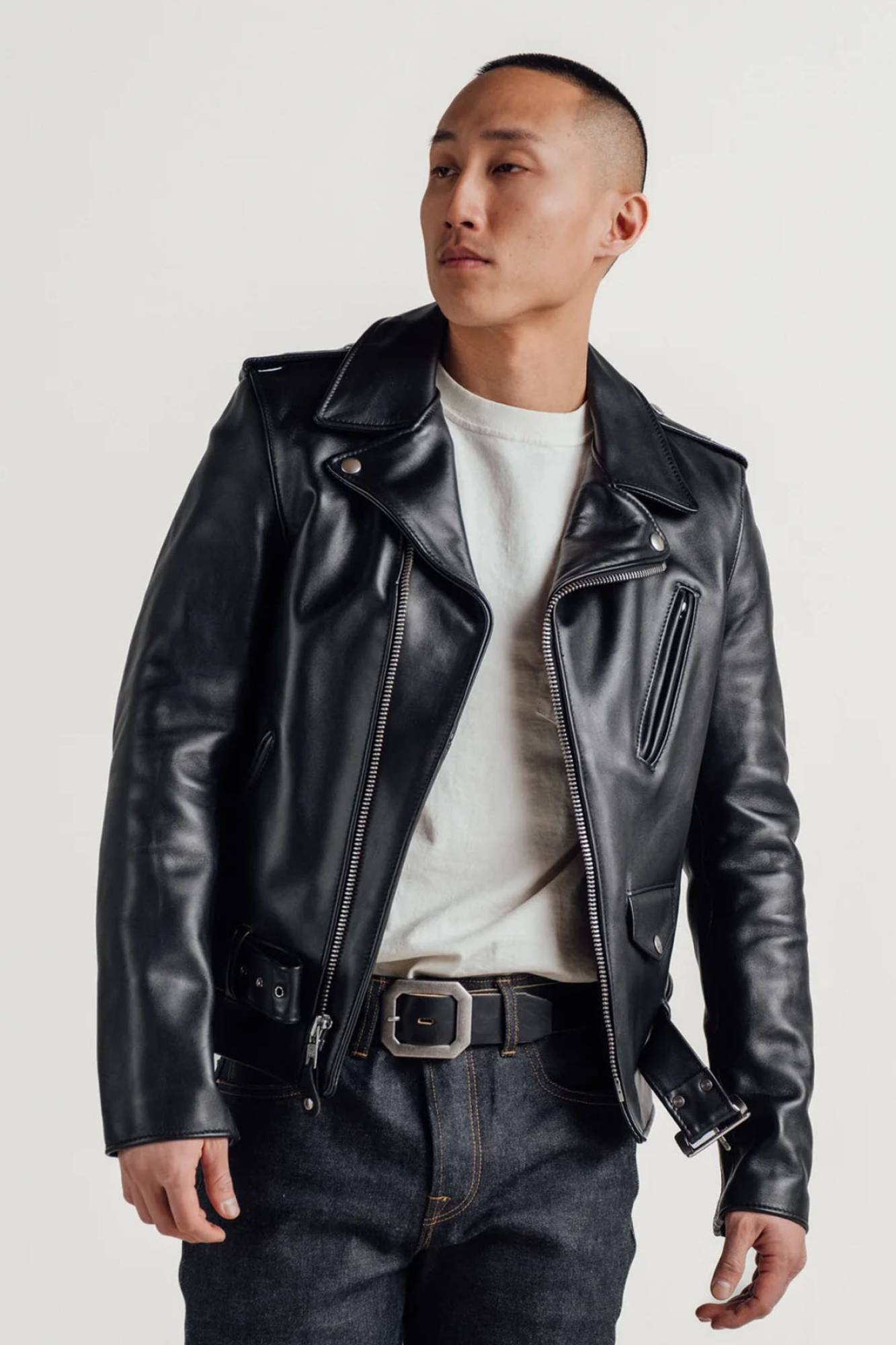 Blouson Homme Schott 613S BLACK — vue 11