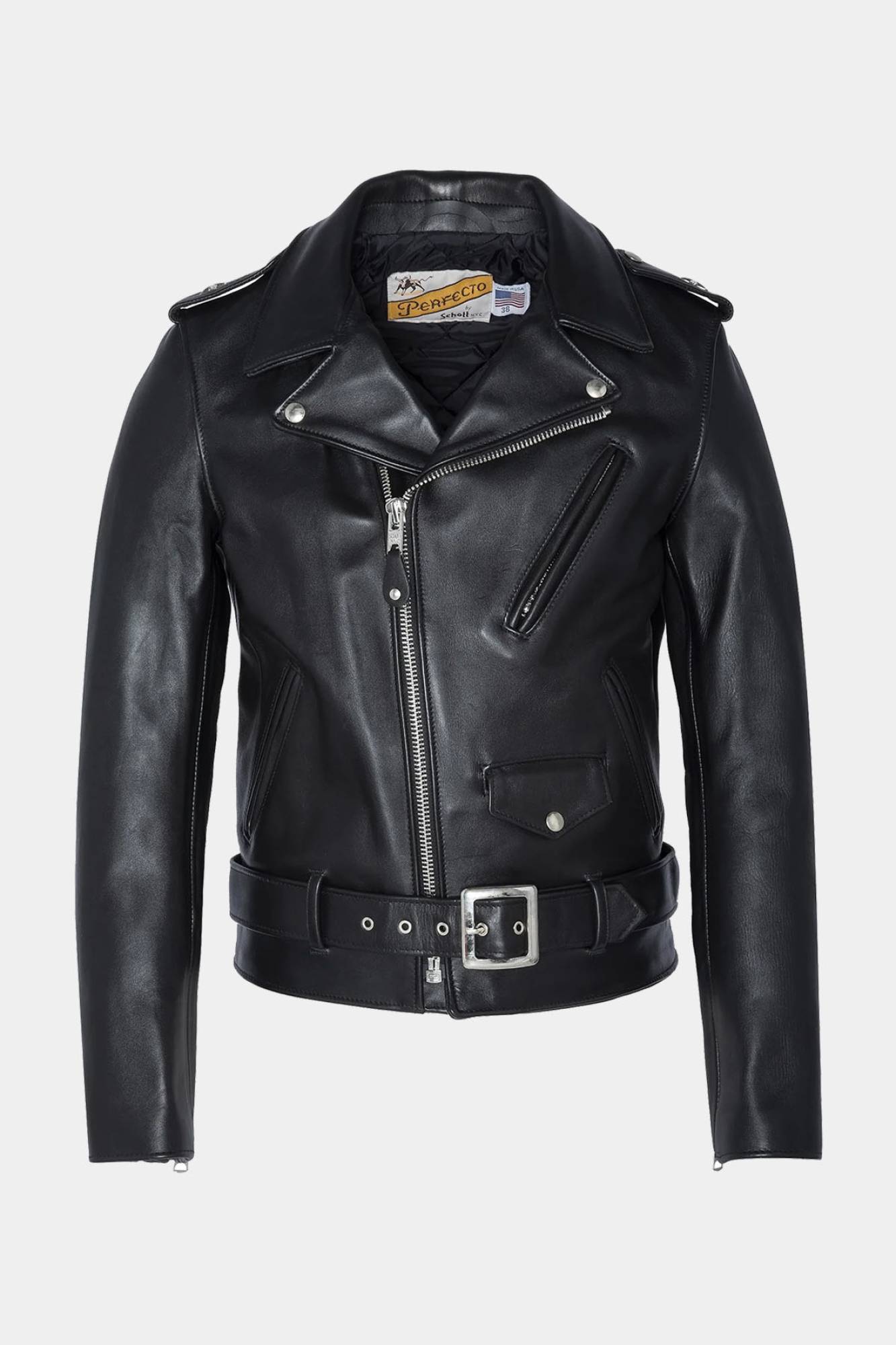 Blouson Homme Schott 613S BLACK — vue 7