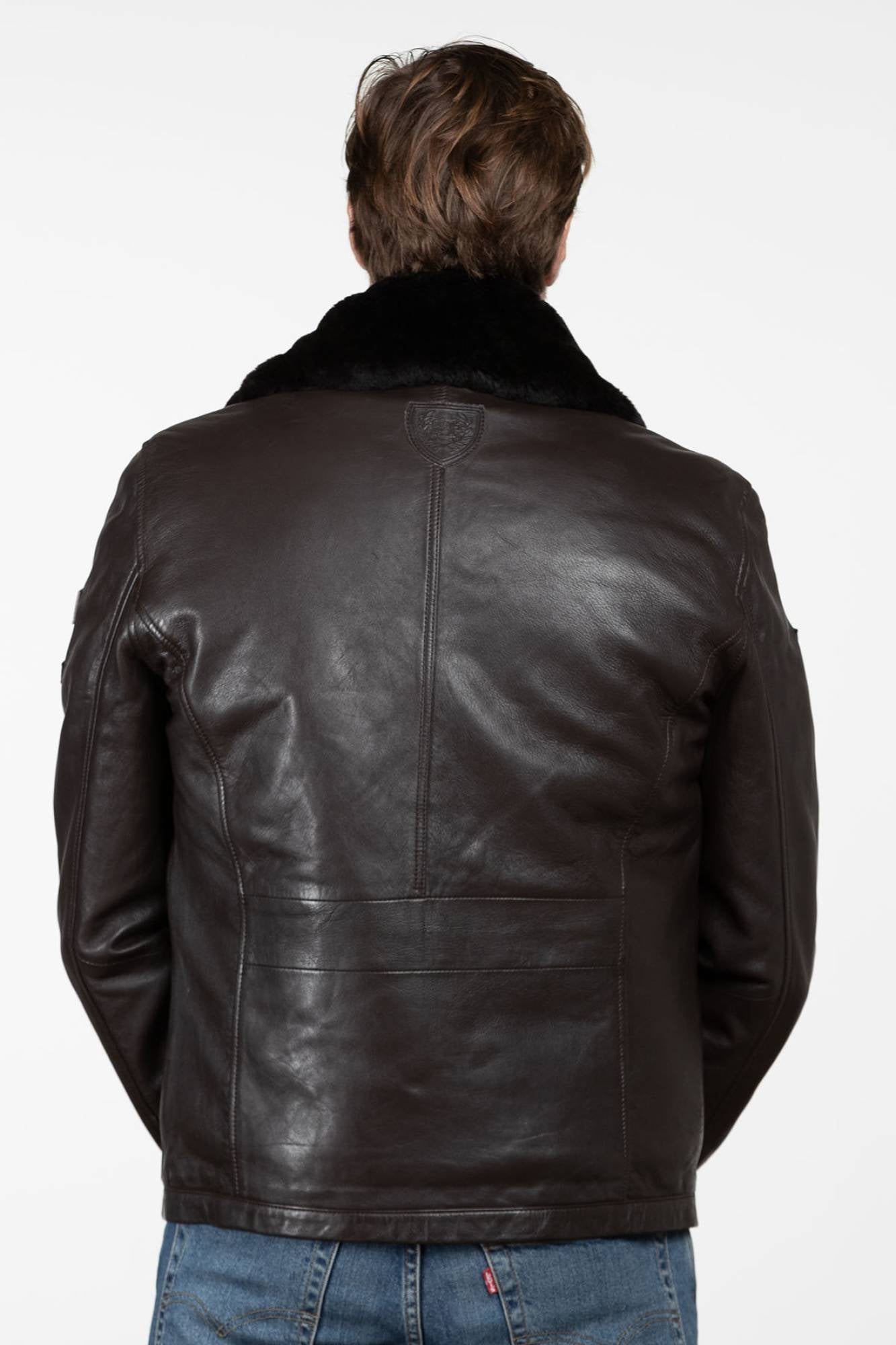 Herren - Royal Air Force LECLUSE 3 DARK BROWN — Ansicht 3