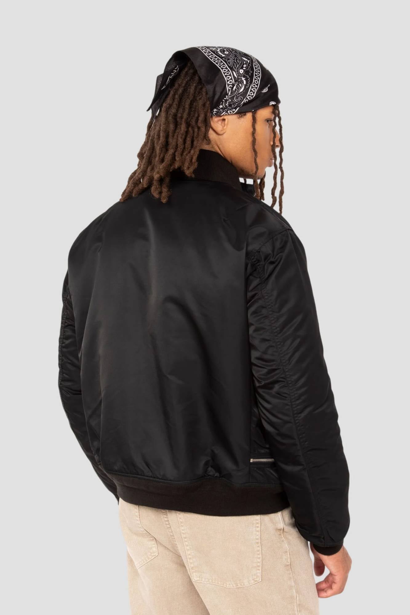 Herren Jacke Schott AIRCAMPS BLACK — Ansicht 2