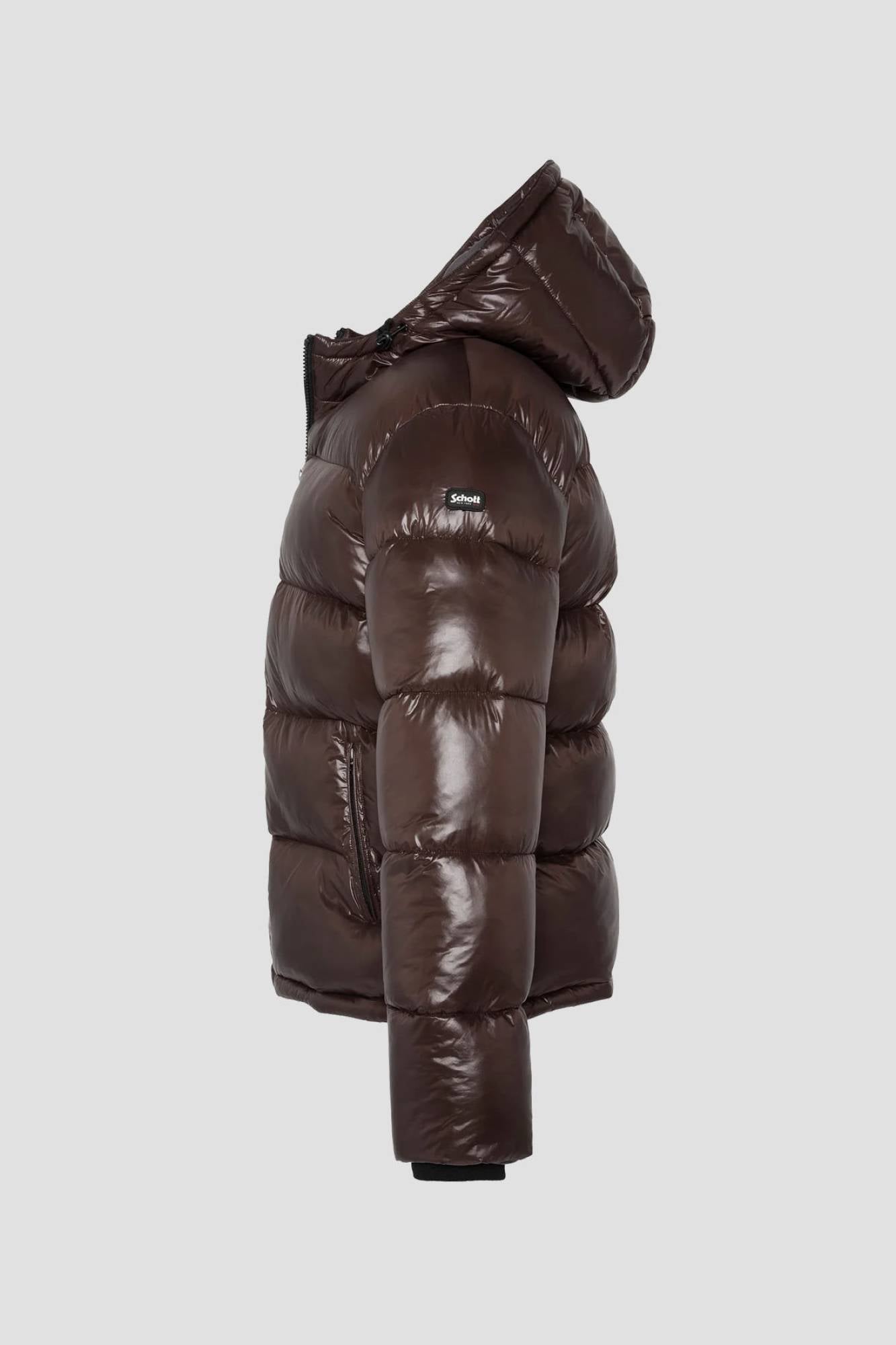 Chaqueta Hombre Schott COLUMBUS BROWN — vista 5