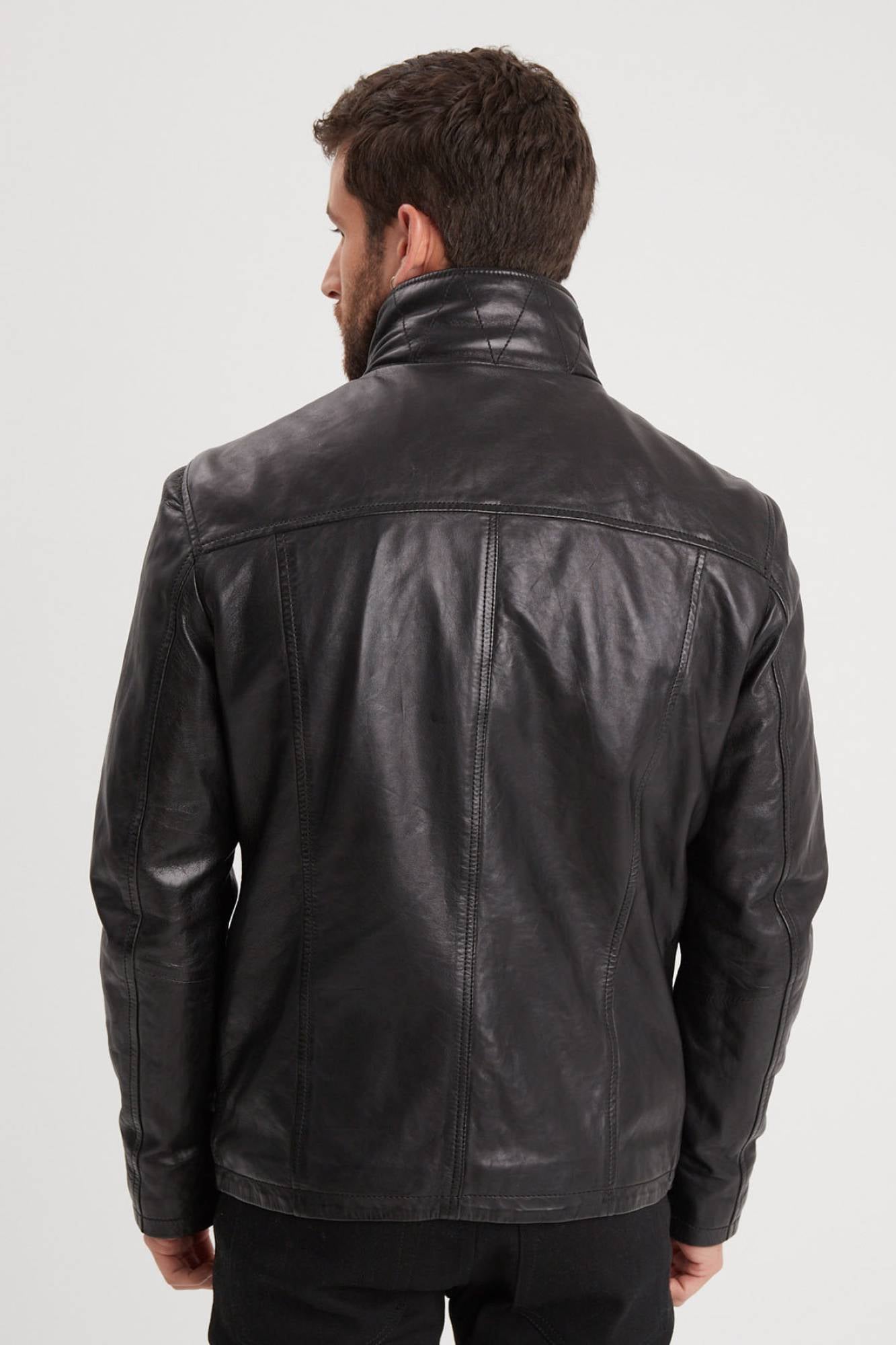Blouson Homme Daytona ANDERSON IC SHEEP TIGER BLACK — vue 3