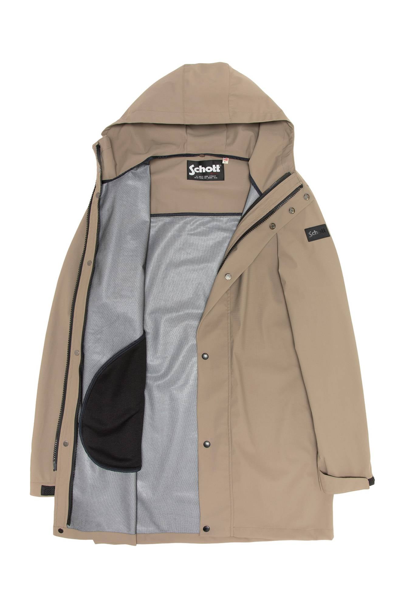 Herren Mantel Schott CANTON DARK BEIGE NAVY — Ansicht 7