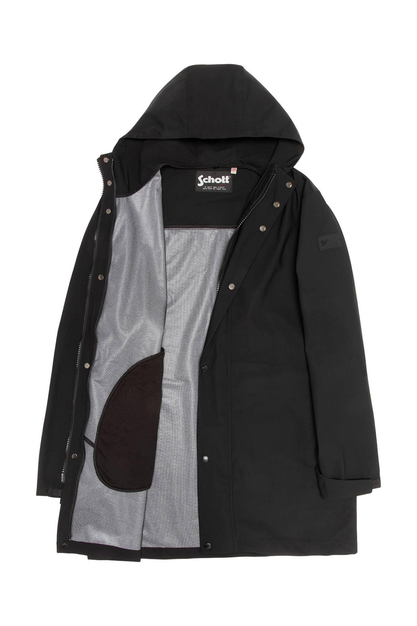 Herren Mantel Schott CANTON BLACK — Ansicht 8