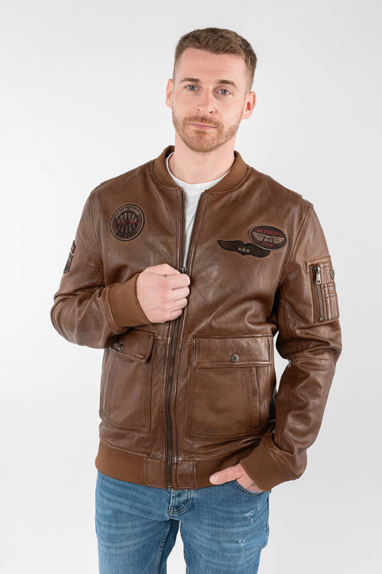  Homme Mauritius MMAirpilot COGNAC — vue 1