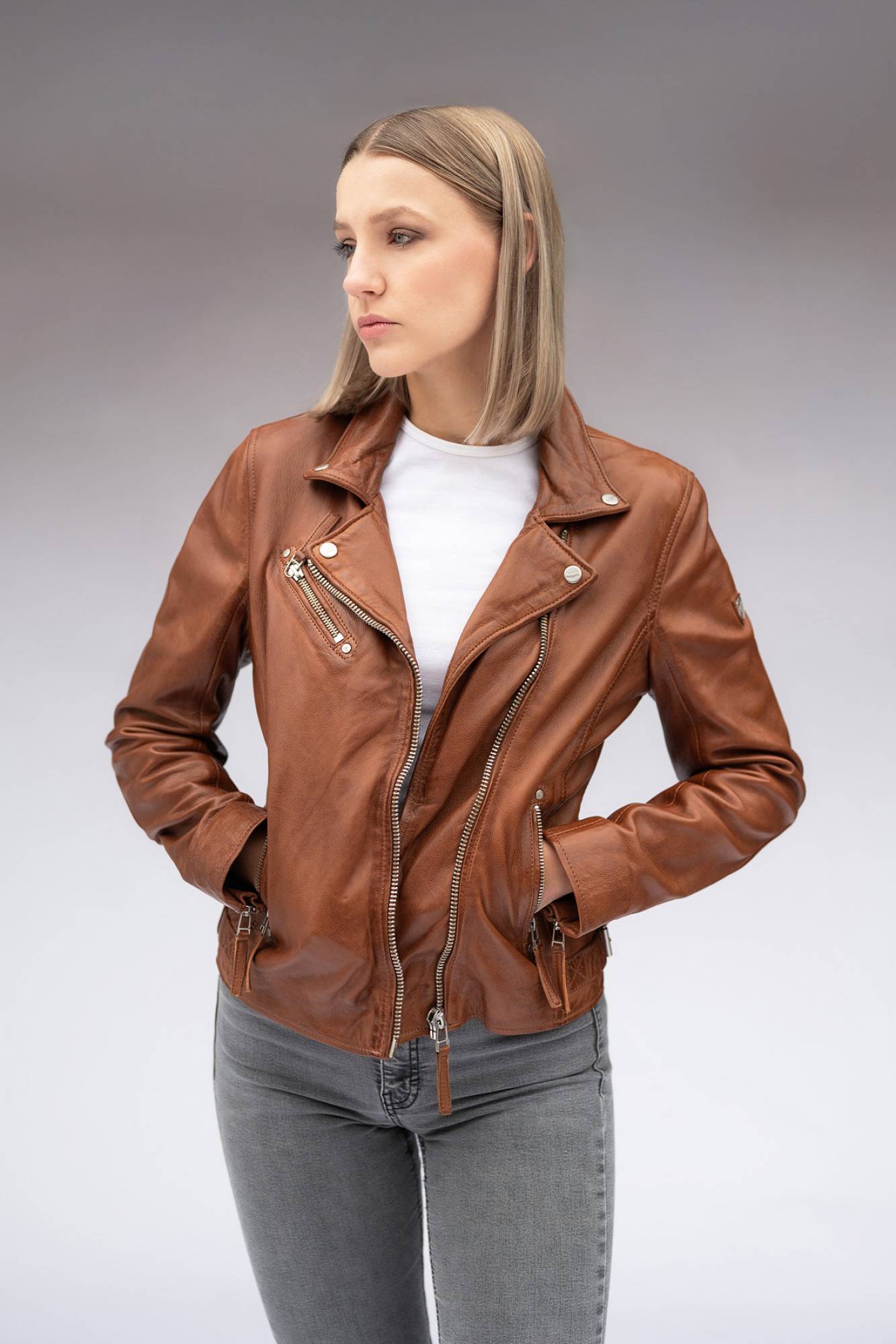  Femme Mauritius MWPaige COGNAC — vue 1