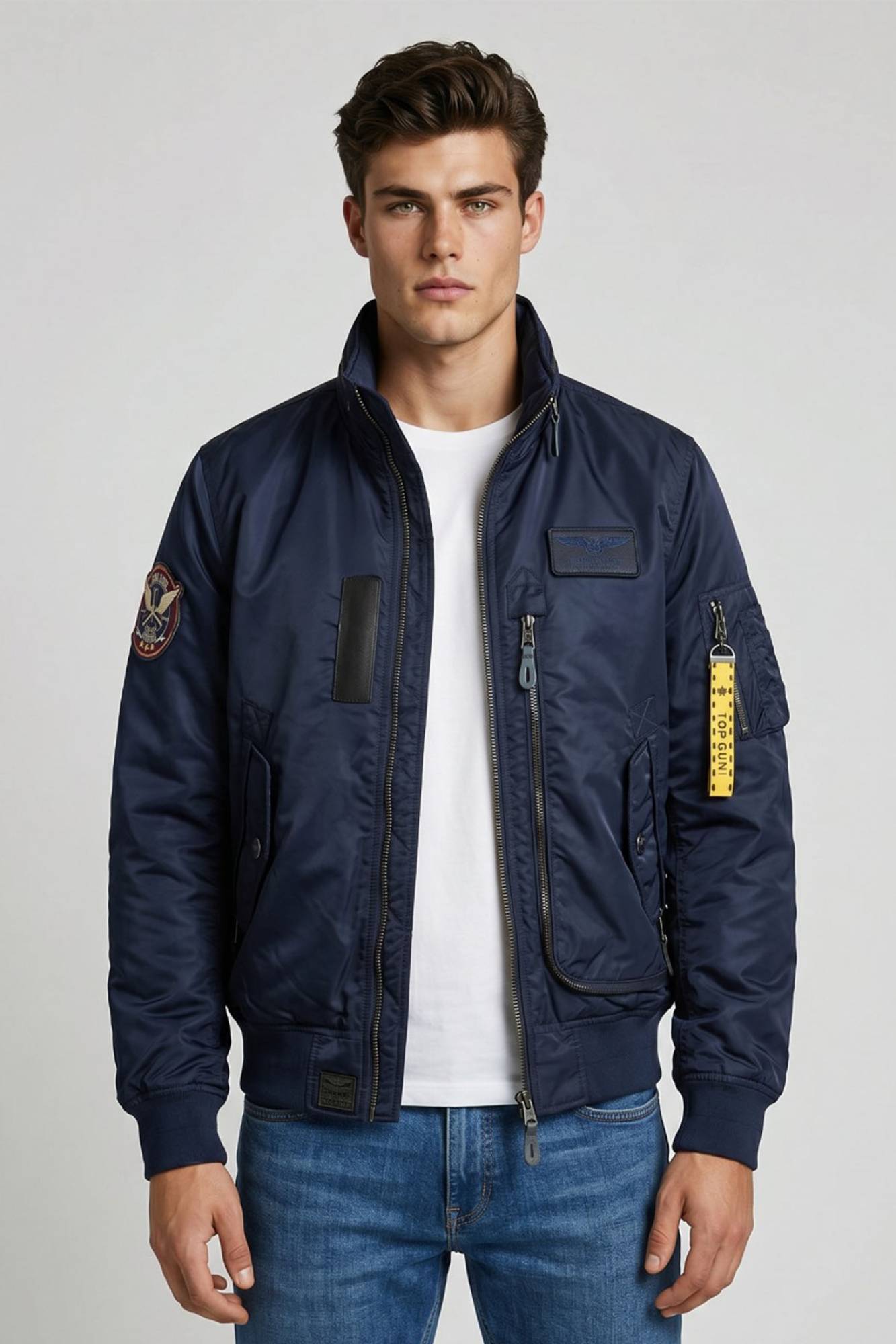 Herren Jacke Top Gun TGJ 2445 NAVY — Ansicht 1