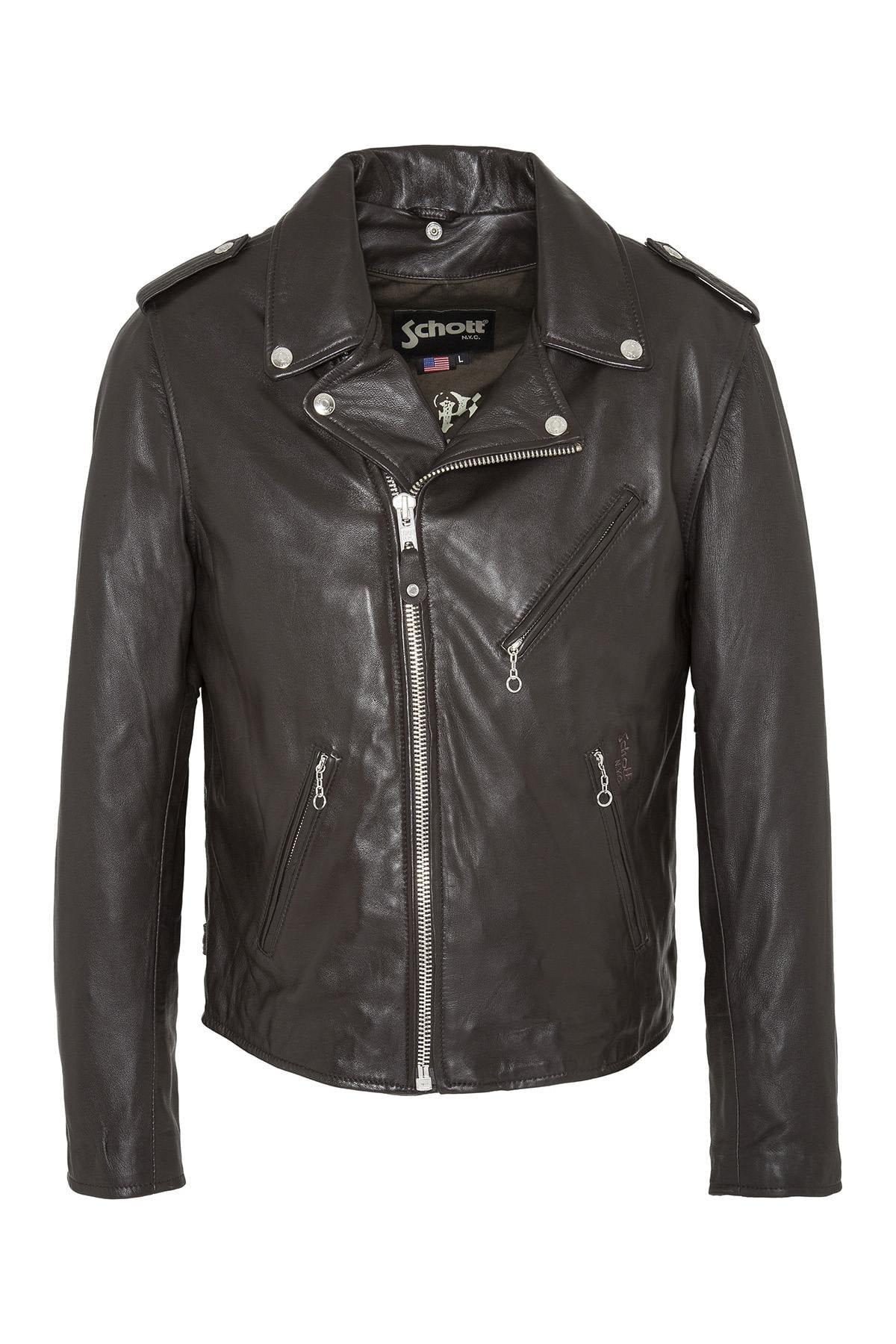 Chaqueta Hombre Schott LC1140 BROWN — vista 1