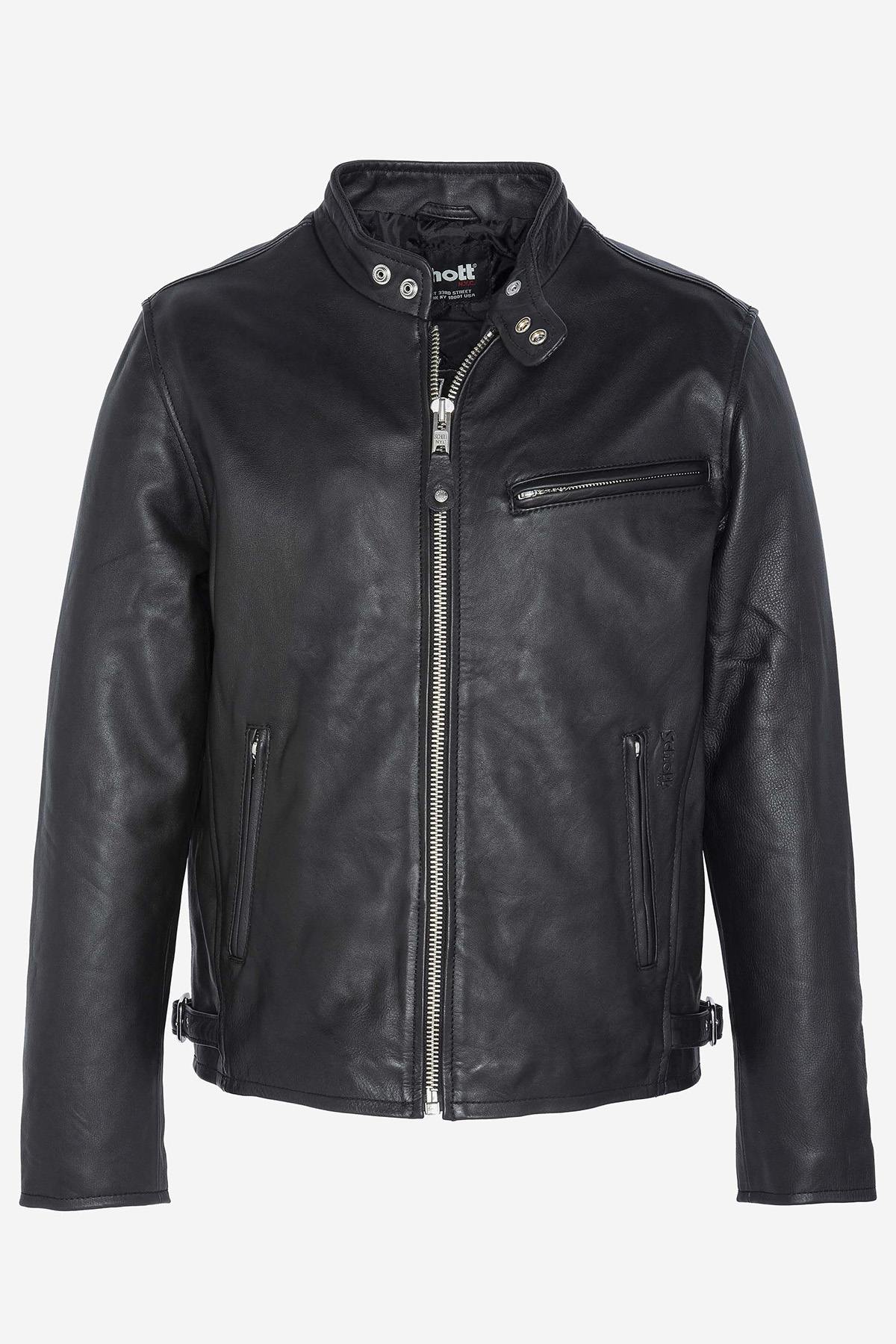 Chaqueta Hombre Schott LC940D BLACK — vista 5