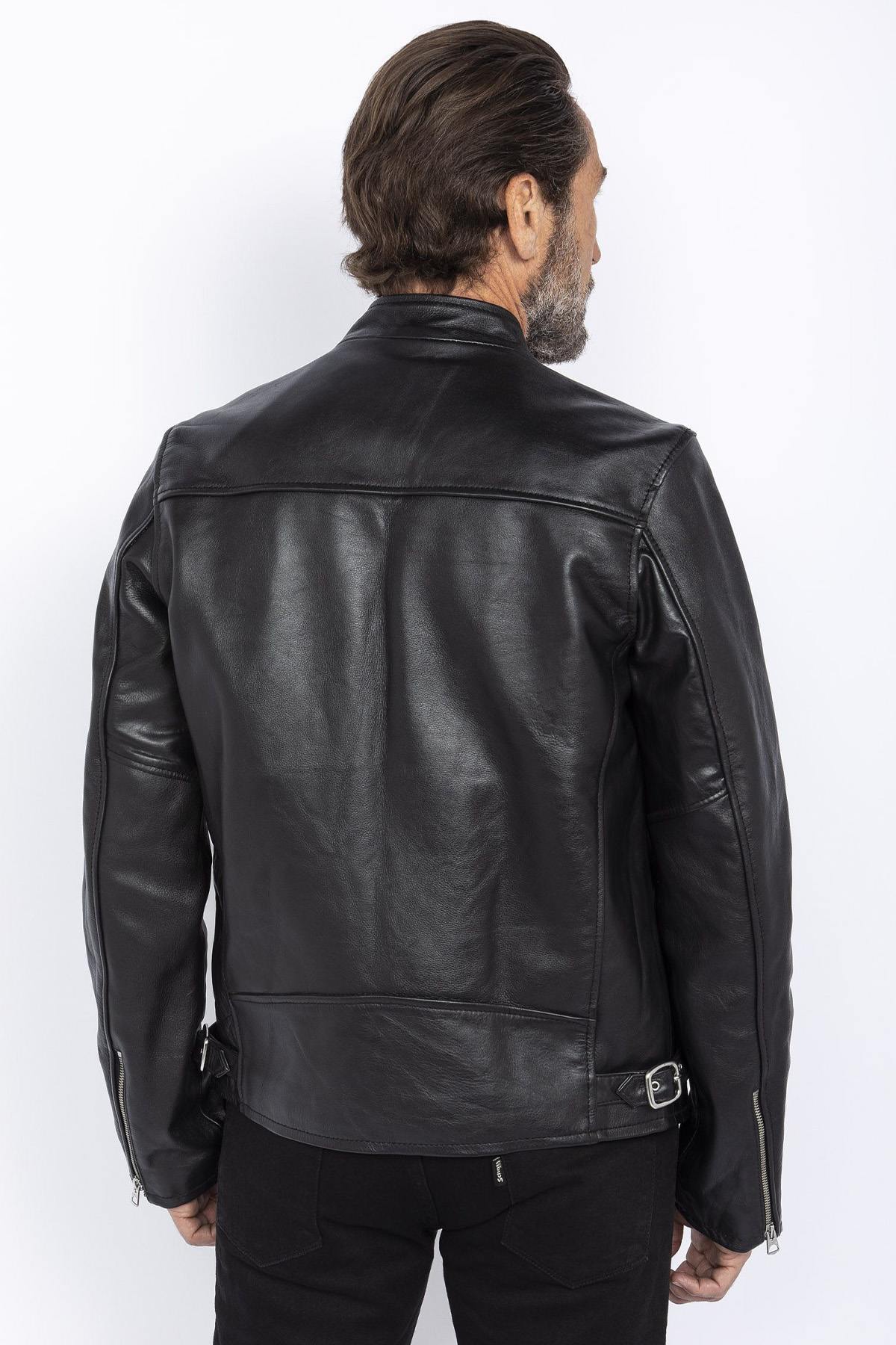 Chaqueta Hombre Schott LC940D BLACK — vista 2