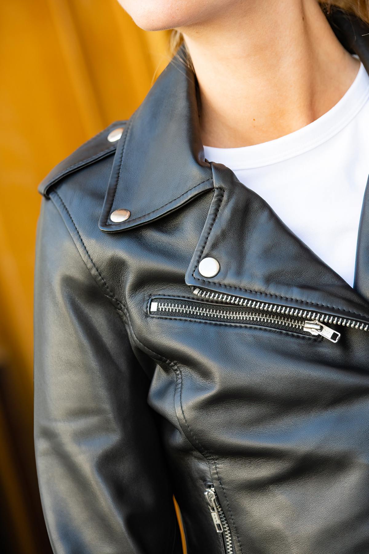 Damen Jacke Serge Pariente ROCK GIRL BLACK — Ansicht 4