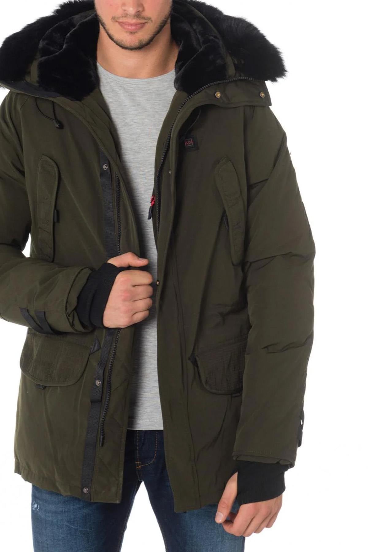 Giacche Uomo Helvetica Mountain Pioneers EXPEDITION MEN EWARM DARK EDITION KAKI — vista 1