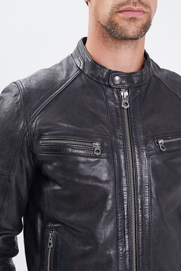 Herren Jacke Daytona COLLINS LAMB PAOLO BLACK