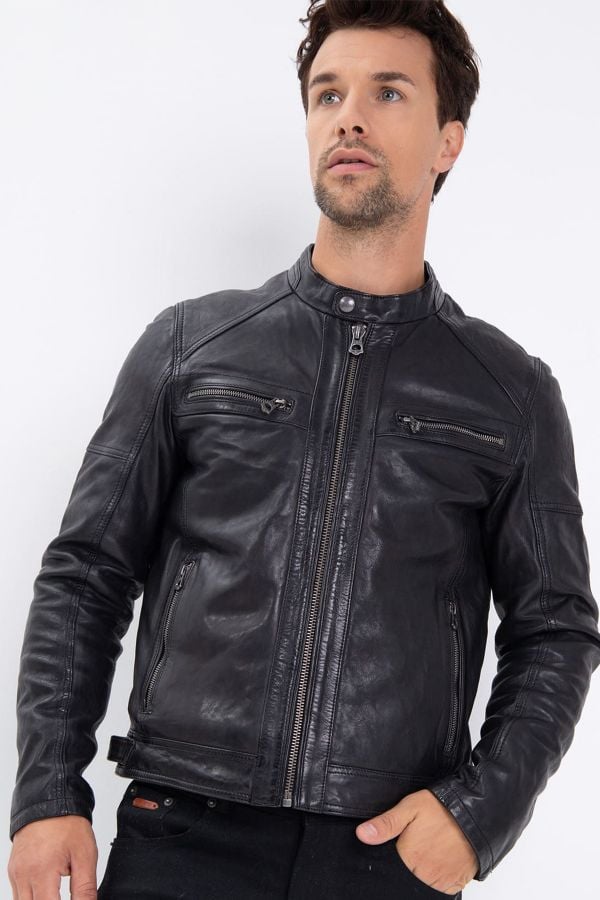 Herren Jacke Daytona COLLINS LAMB PAOLO BLACK