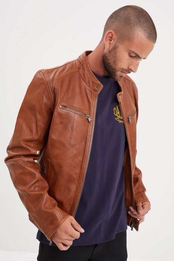 Chaqueta Hombre Daytona DUSTIN SHEEP TIGER COGNAC 