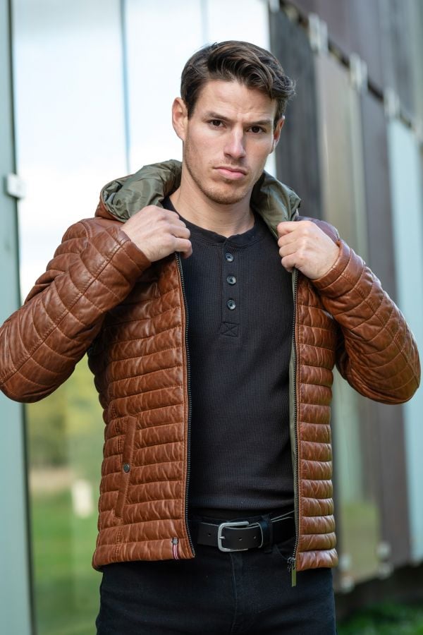 Herren Jacke Oakwood AURELIEN 3 COGNAC 507